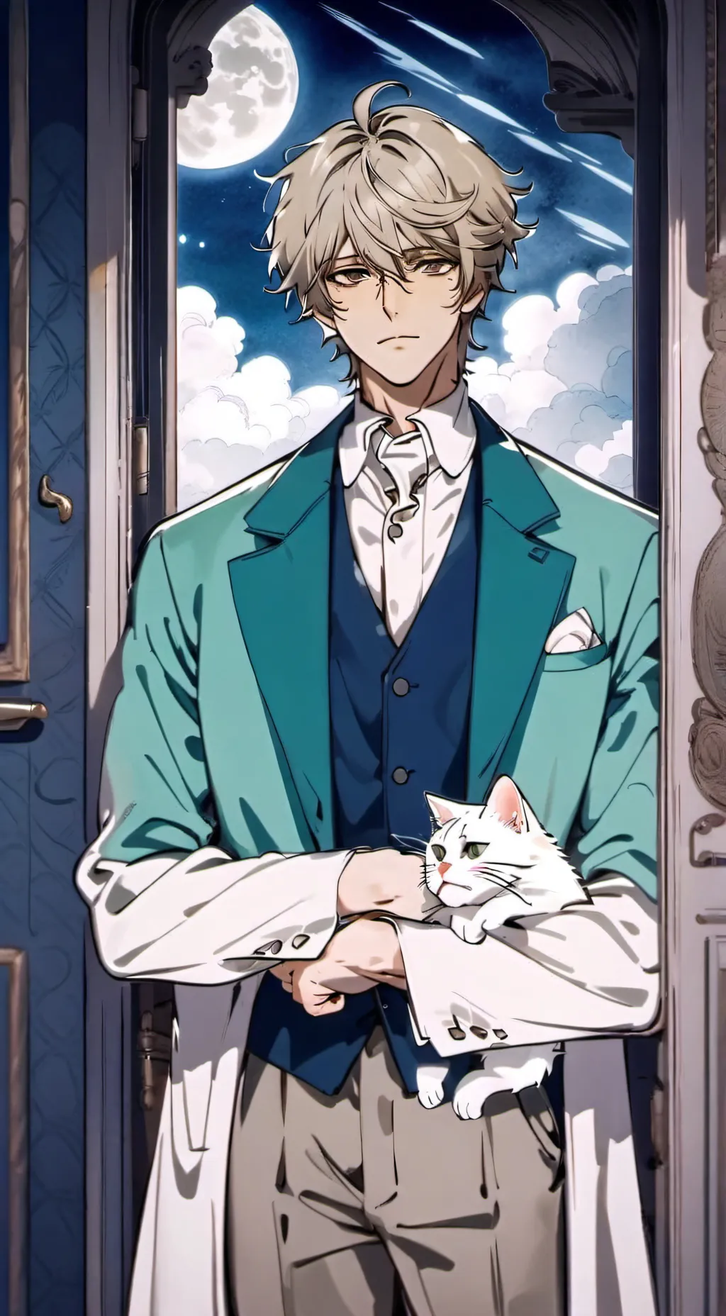 ai character: ☆ØŁĪVĒŔ☆ background