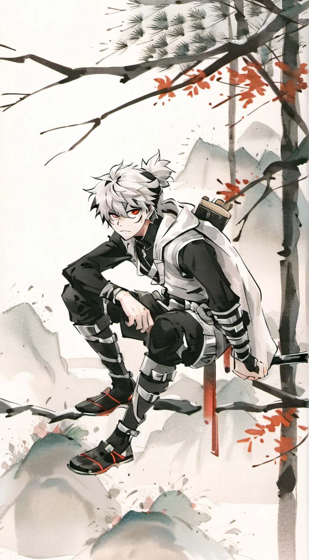 ai character: Mha lab background