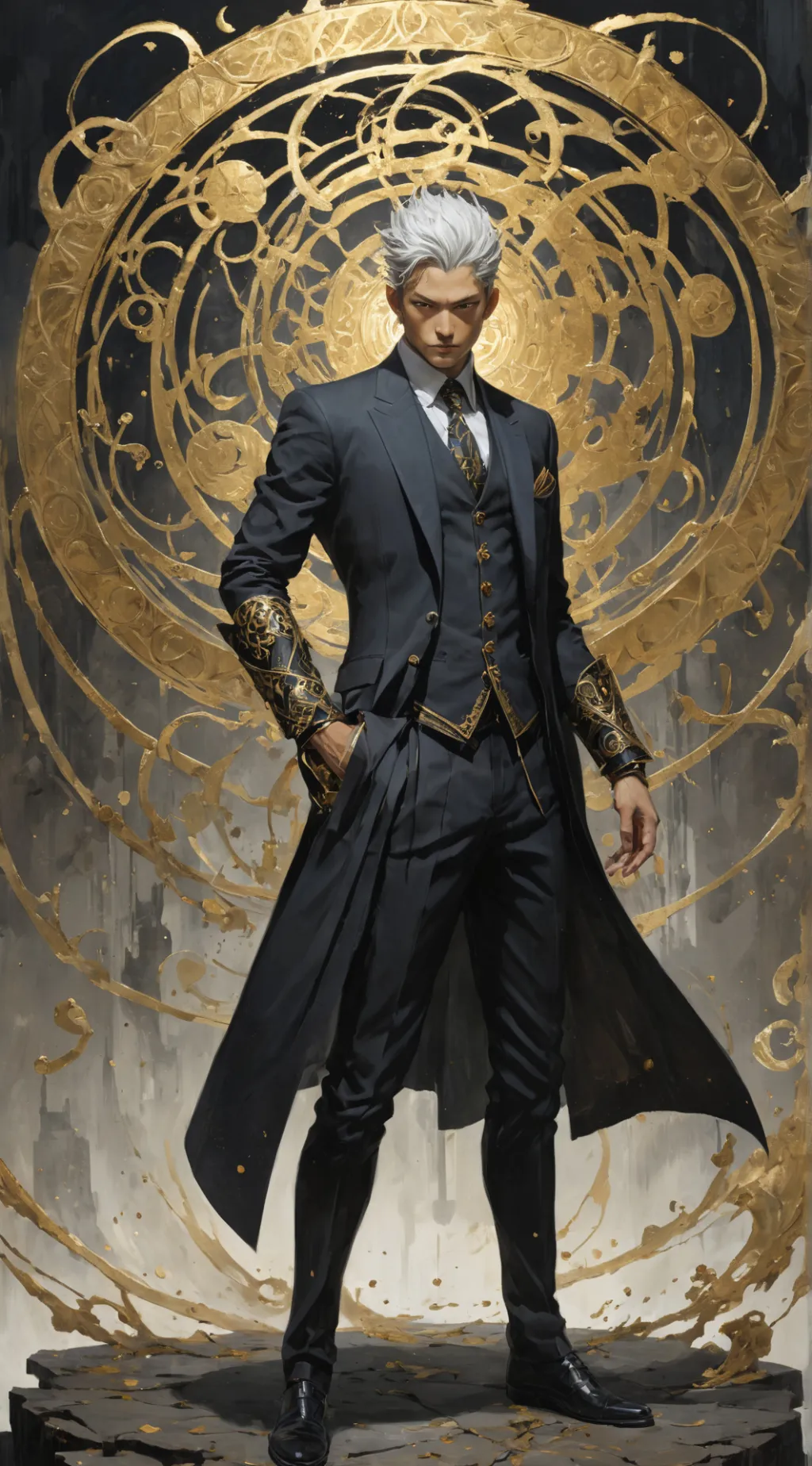 ai character: Damien background