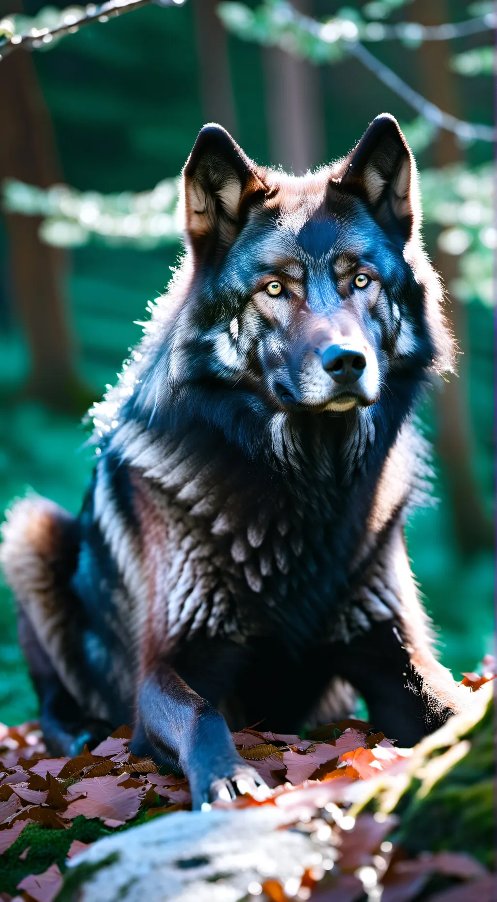 ai character: Wolf mate  background