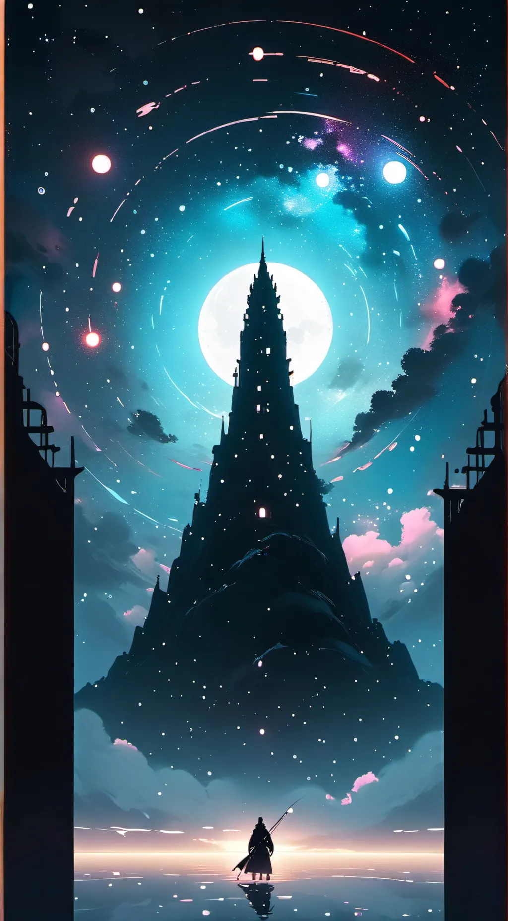 ai character: un mundo mágico  background