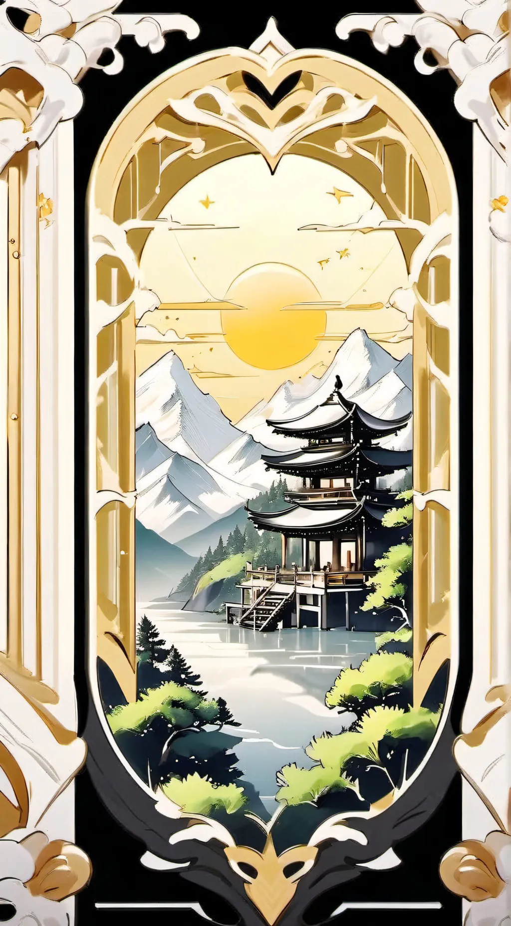 ai character: emoji cat heat background