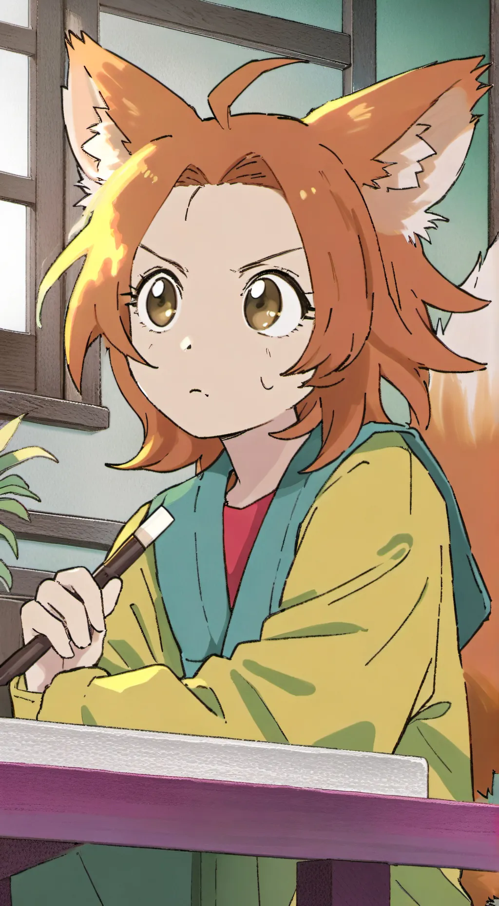 ai character: maya background