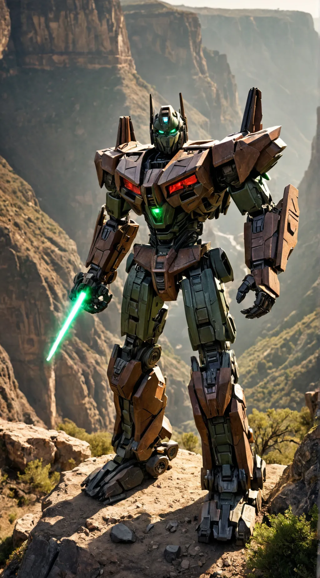 ai character: Run-Down background