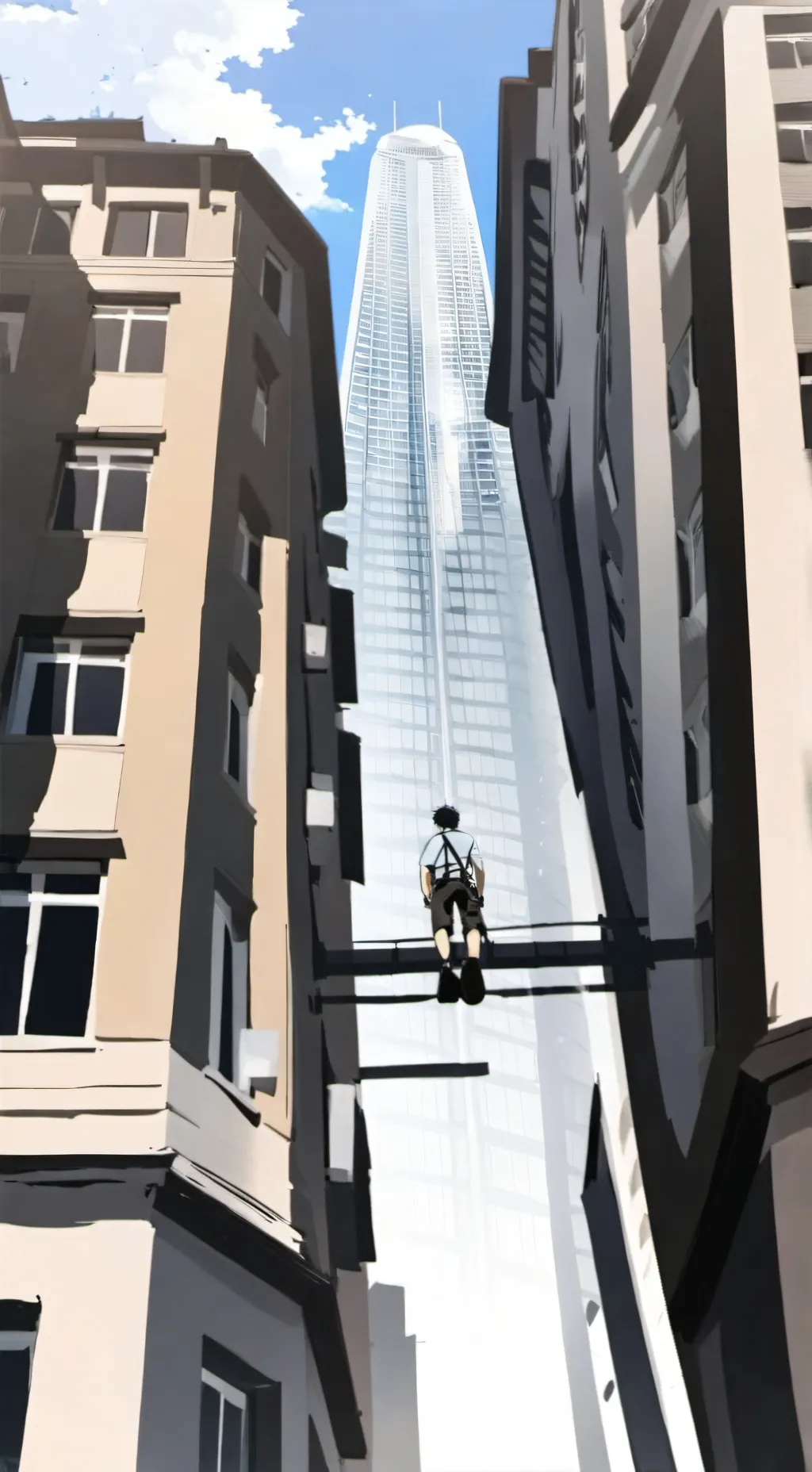 ai character: sneak into U.A background