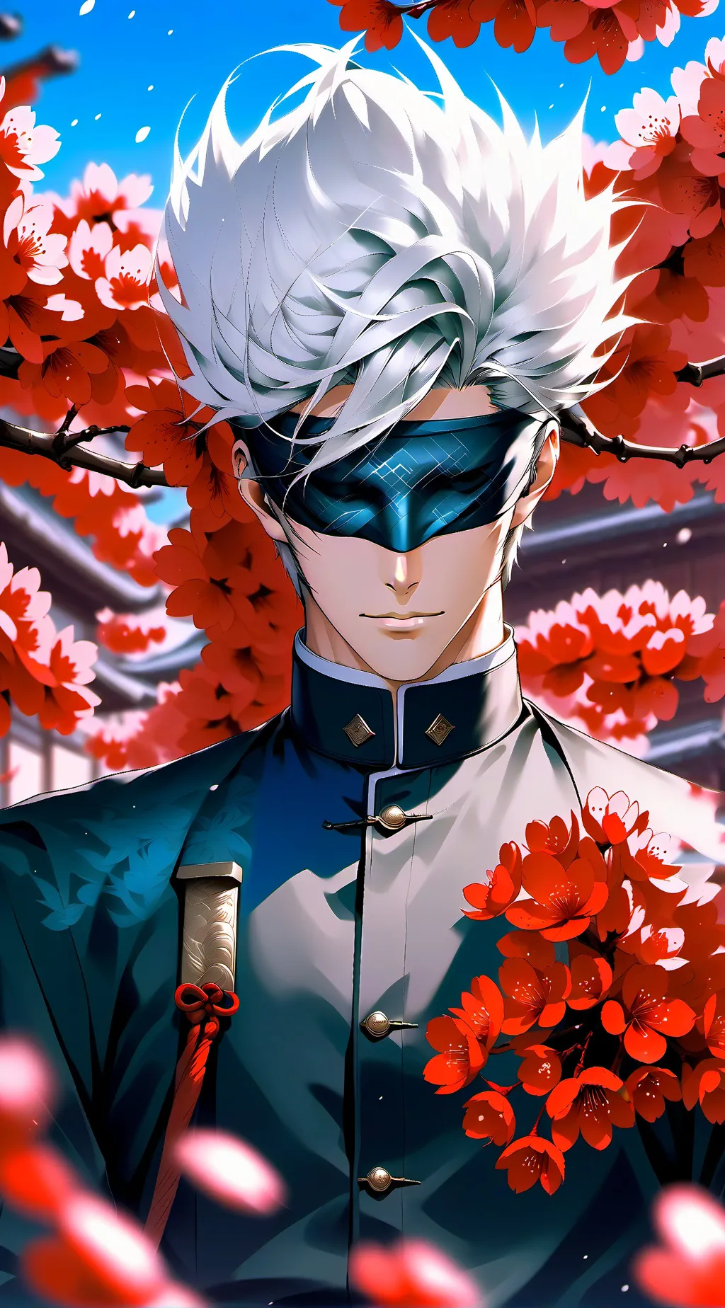 ai character: Gojo Satoru background