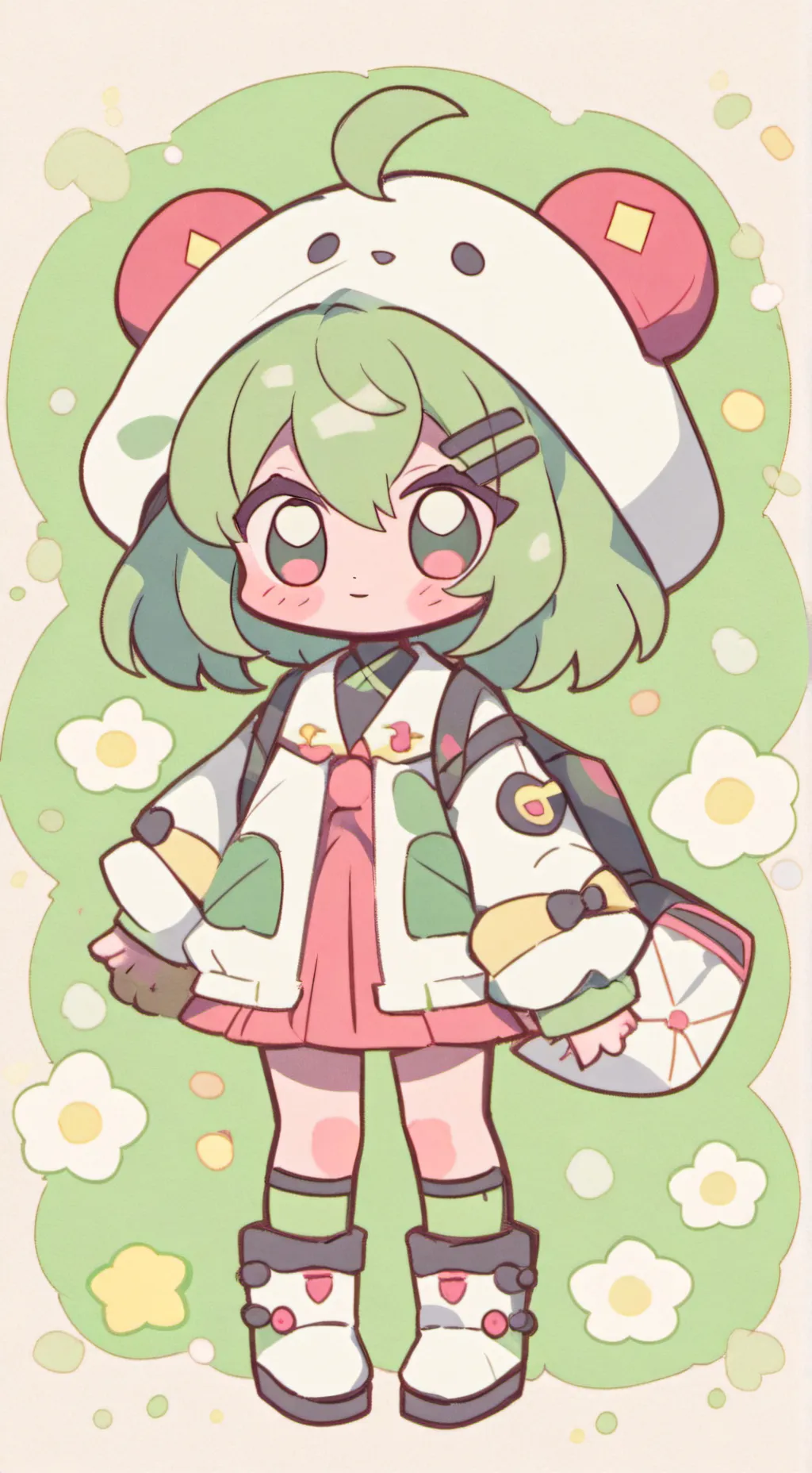 ai character: :) background