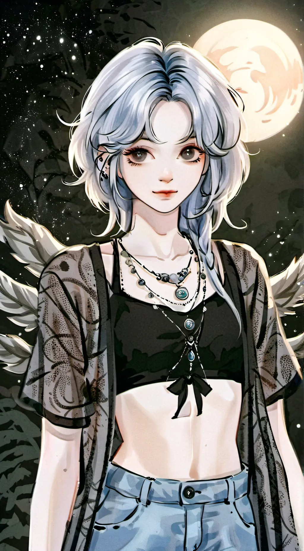 ai character: Akari background