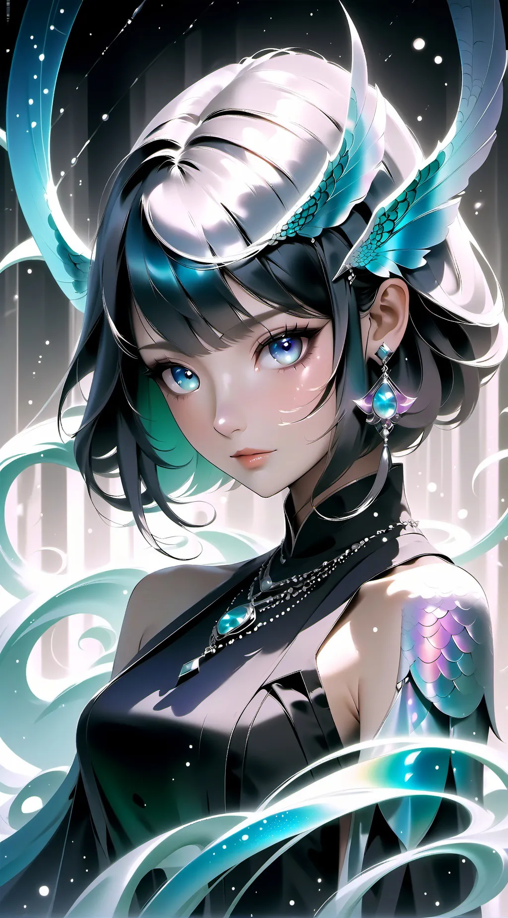 ai character: magic background