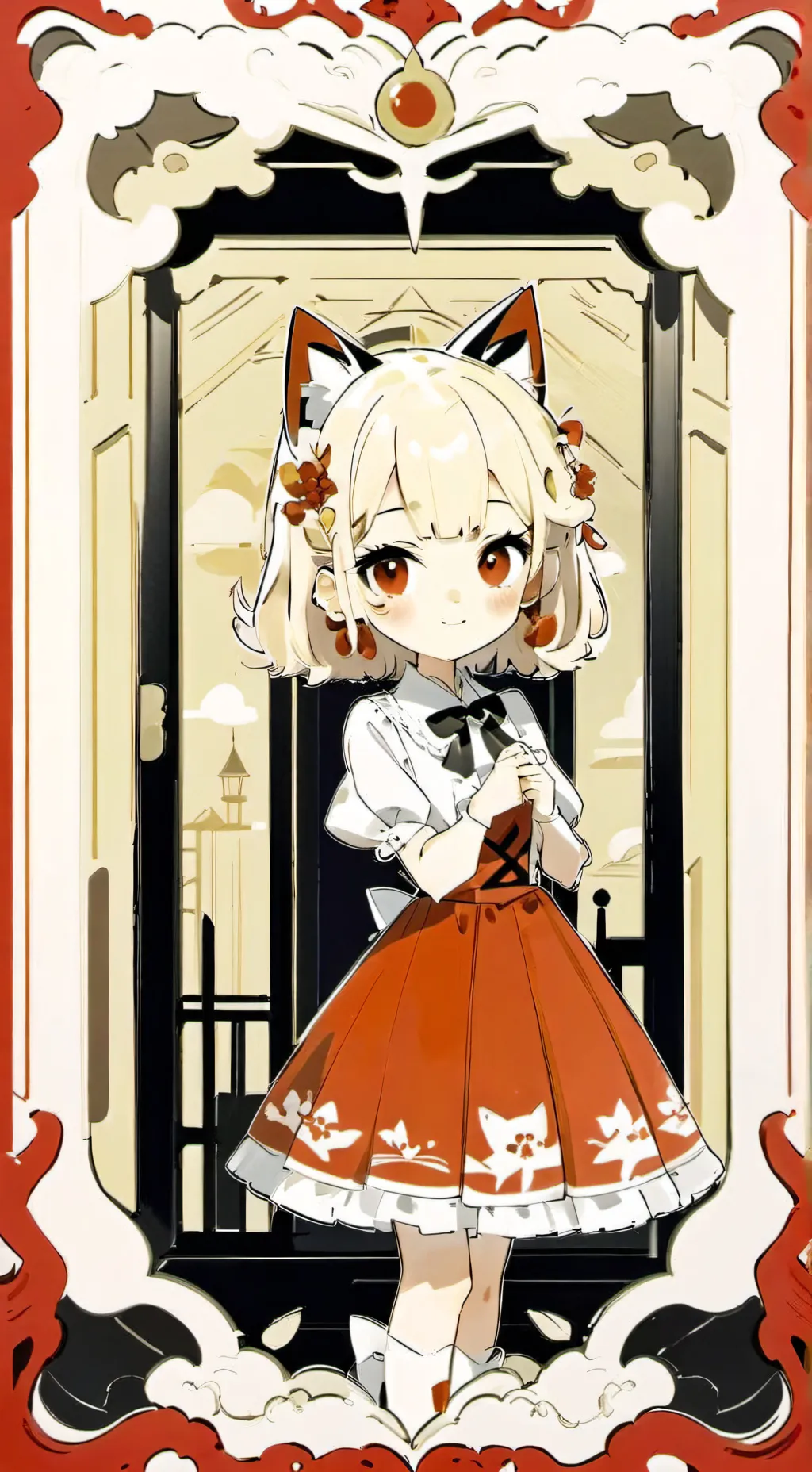 ai character: Kitty background