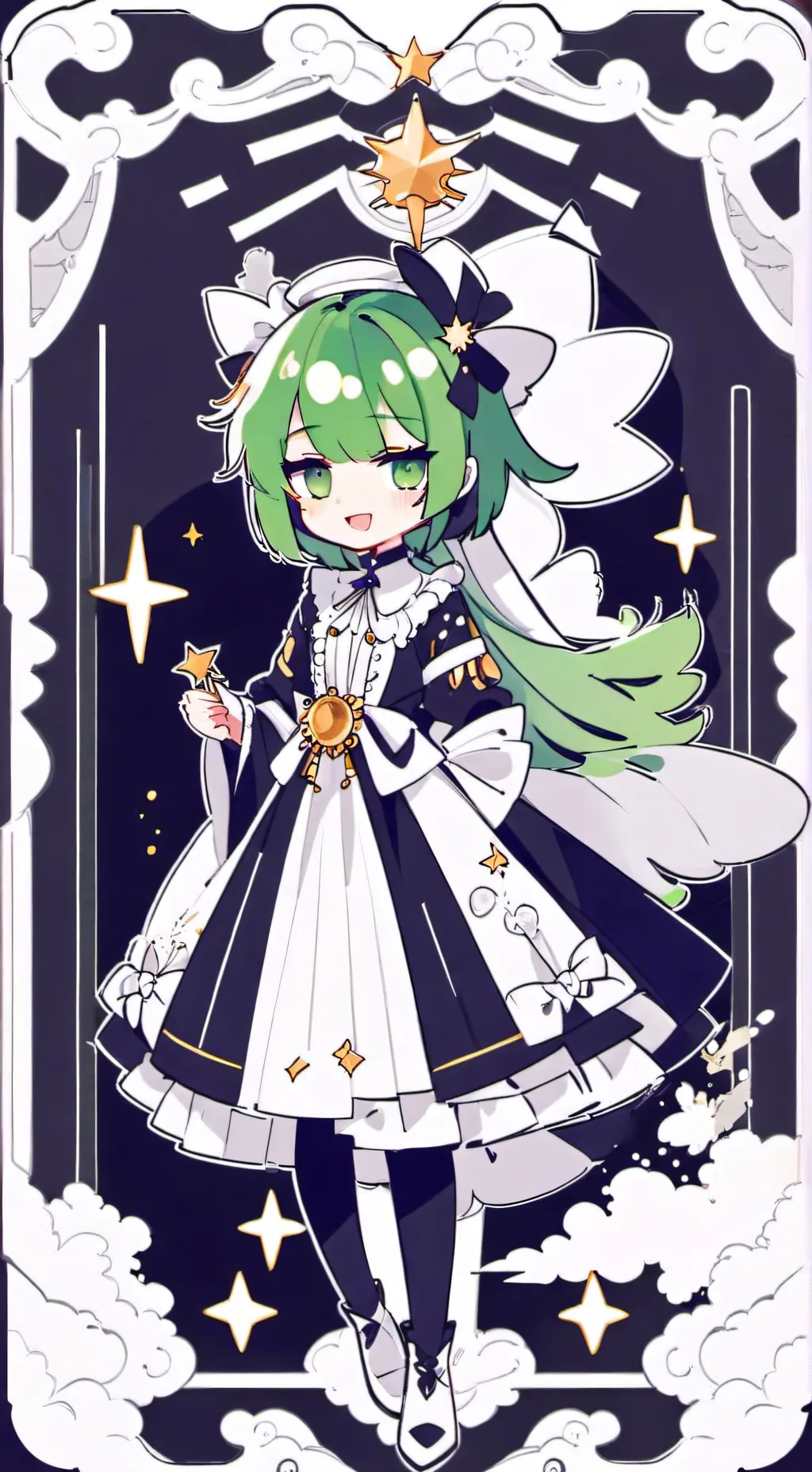 ai character: A. kids meet a kar background