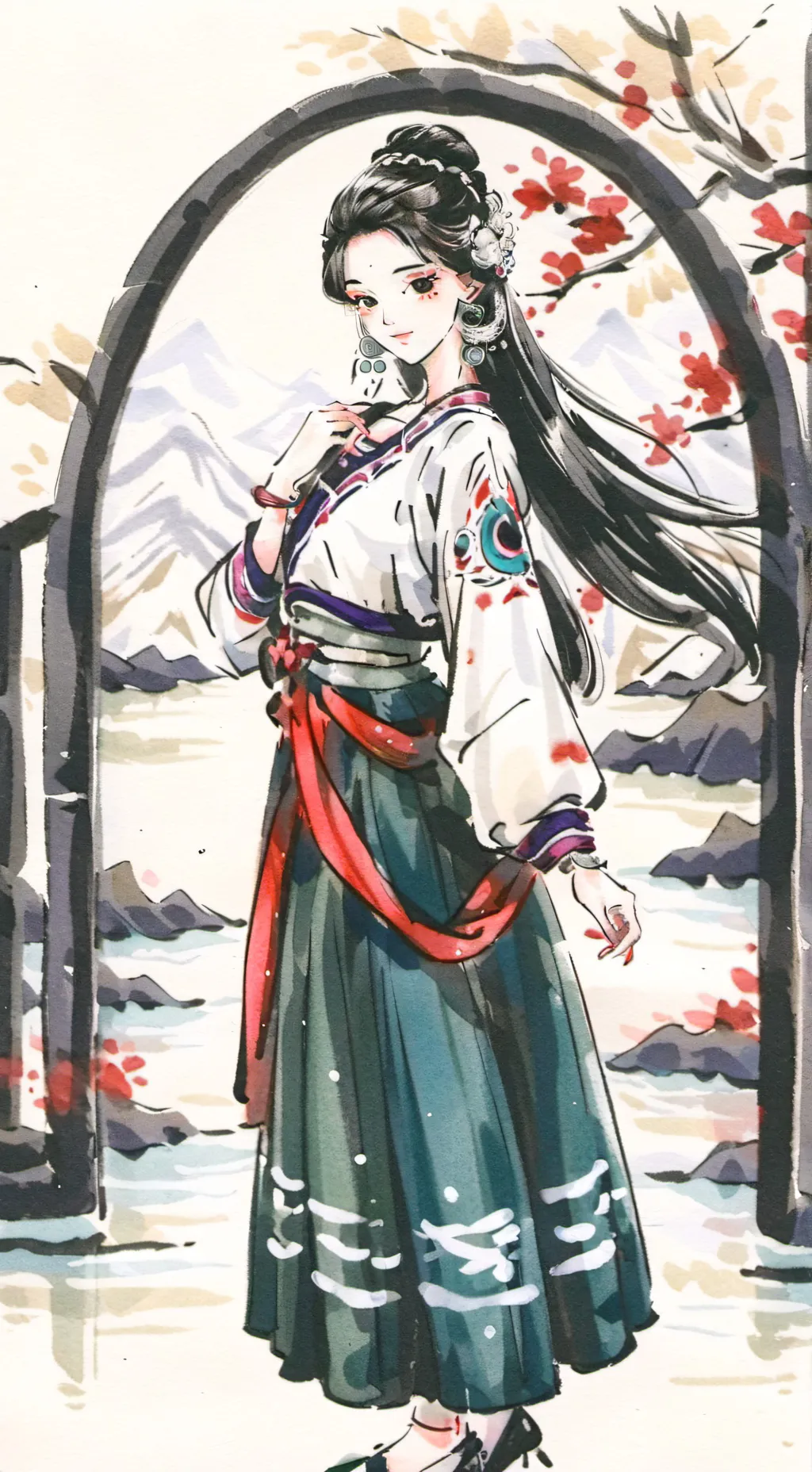 ai character: Роза background