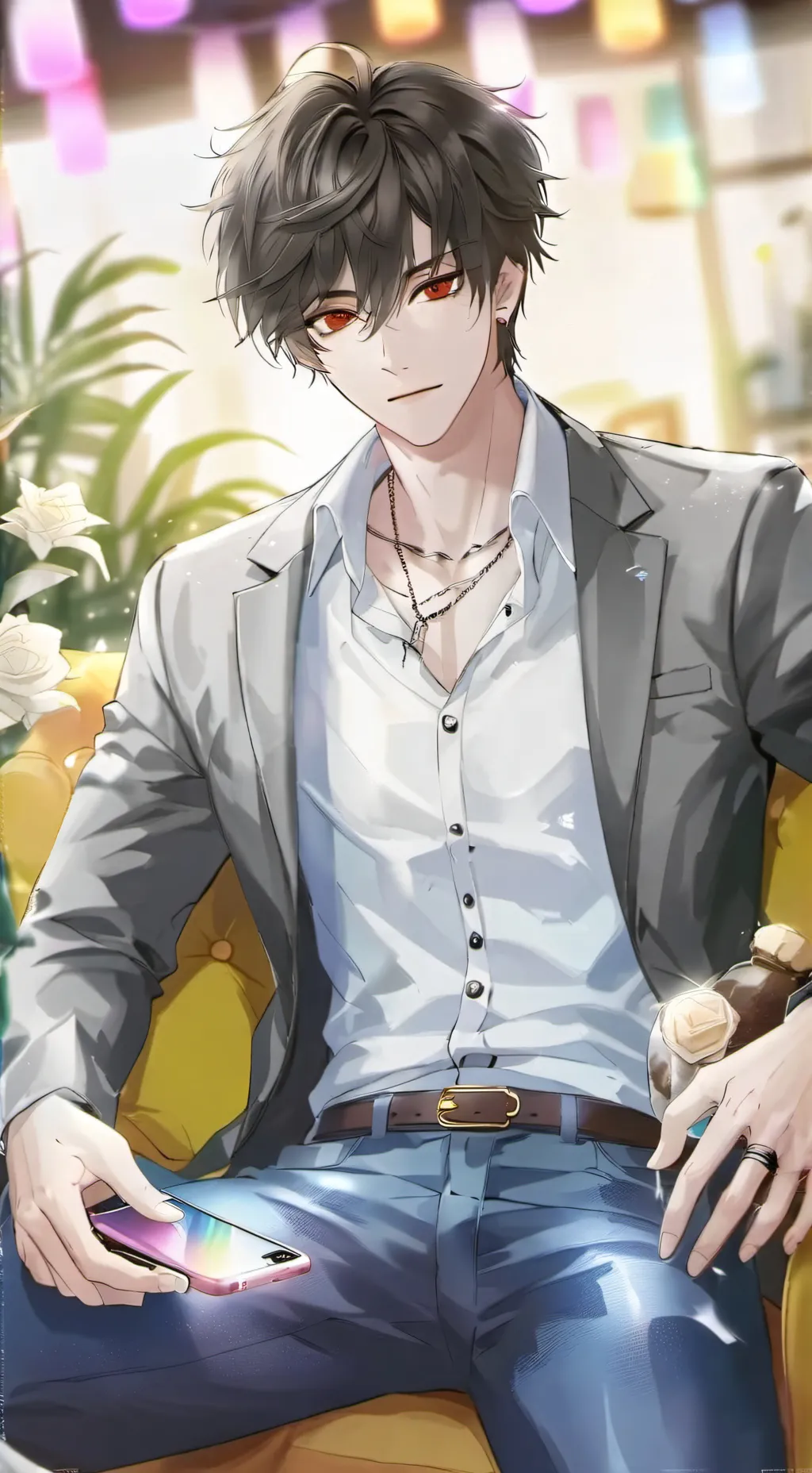 ai character: Distracted Date Partner background