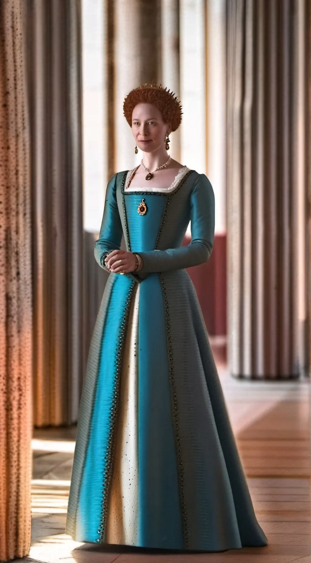 ai character: Queen Elizabeth I  background