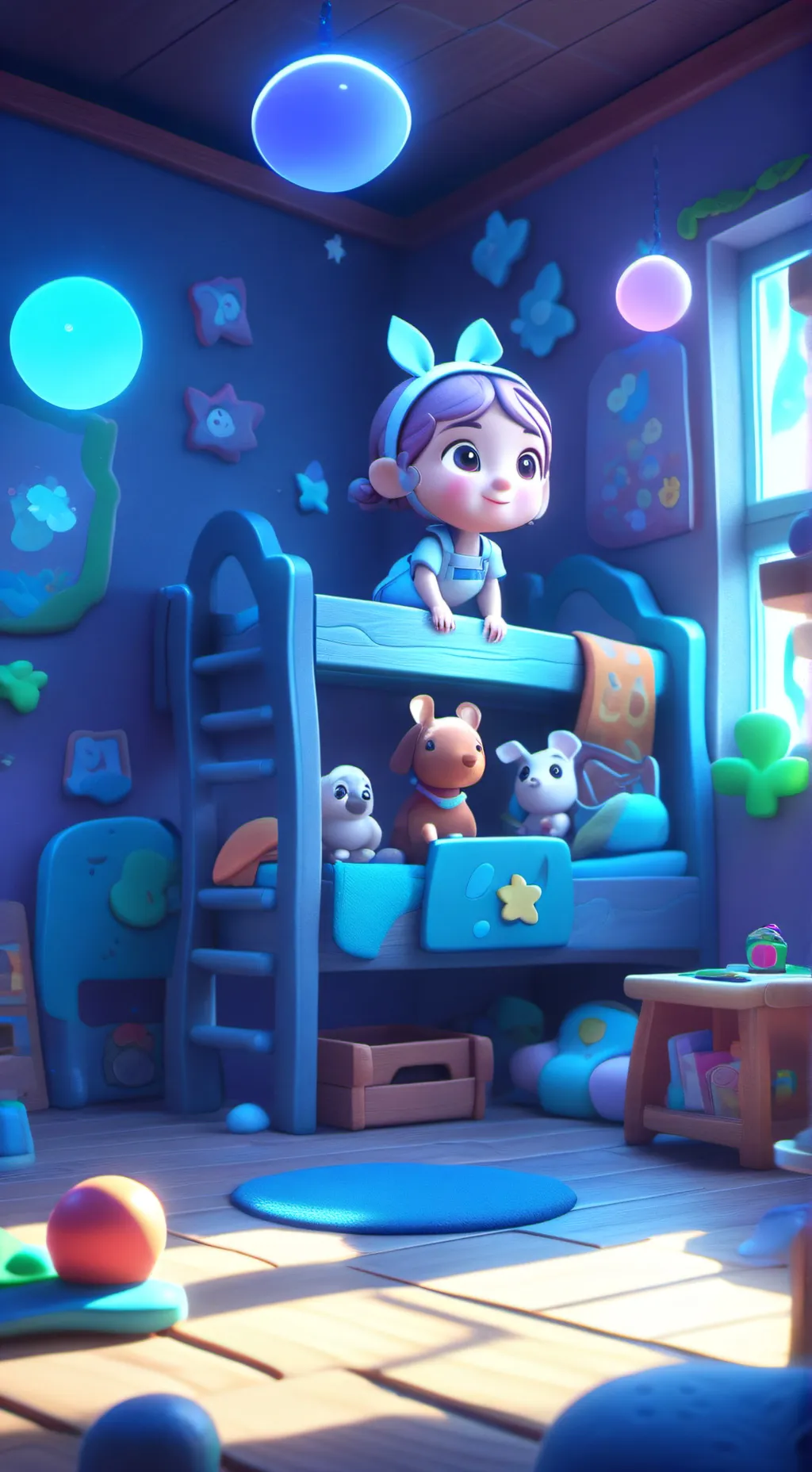 ai character: DAYCARE  background