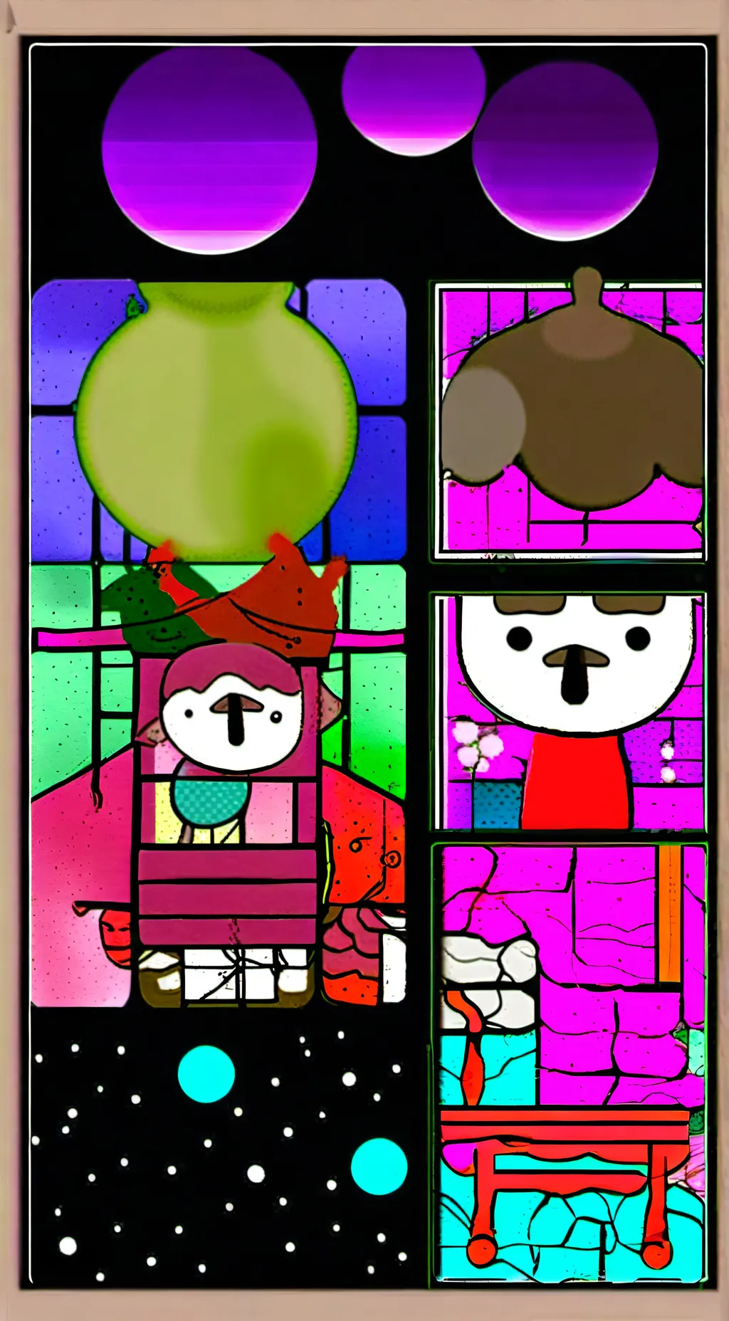 ai character: baby sprunki background