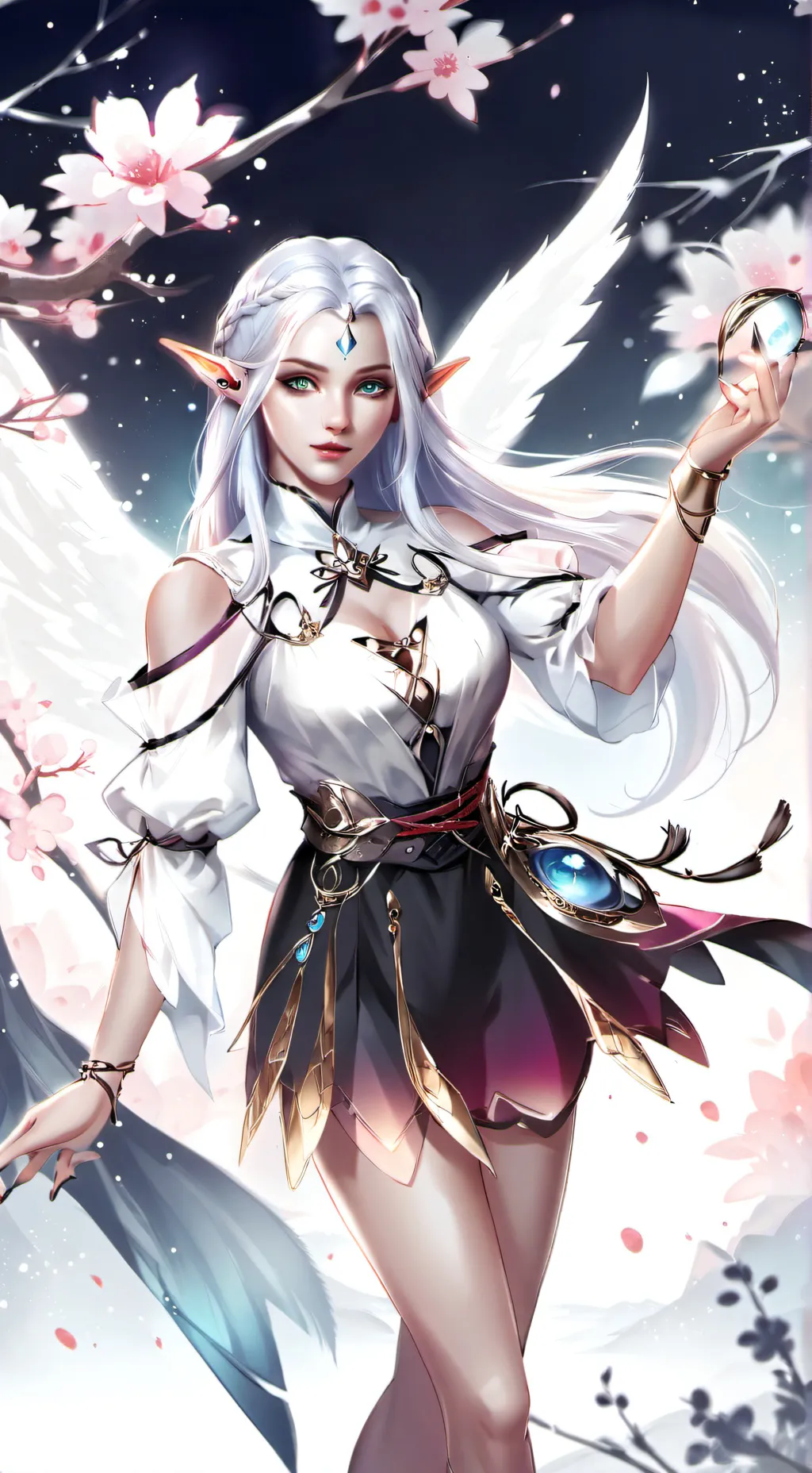 ai character: New life background