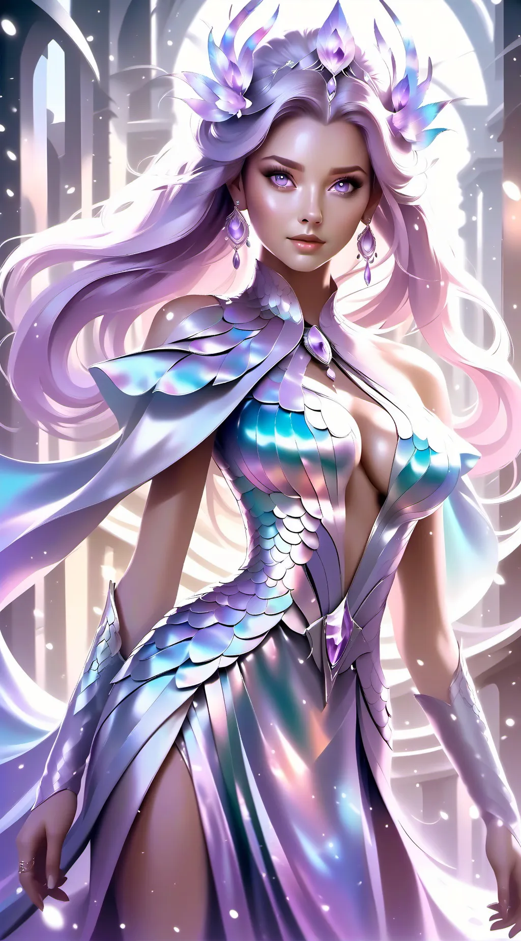 ai character: kether rico  background