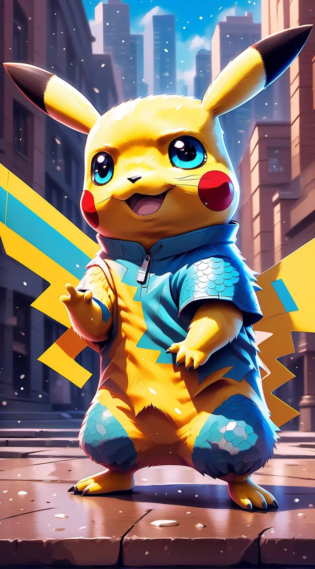 ai character: ✨🤷Picachu🤷✨ background