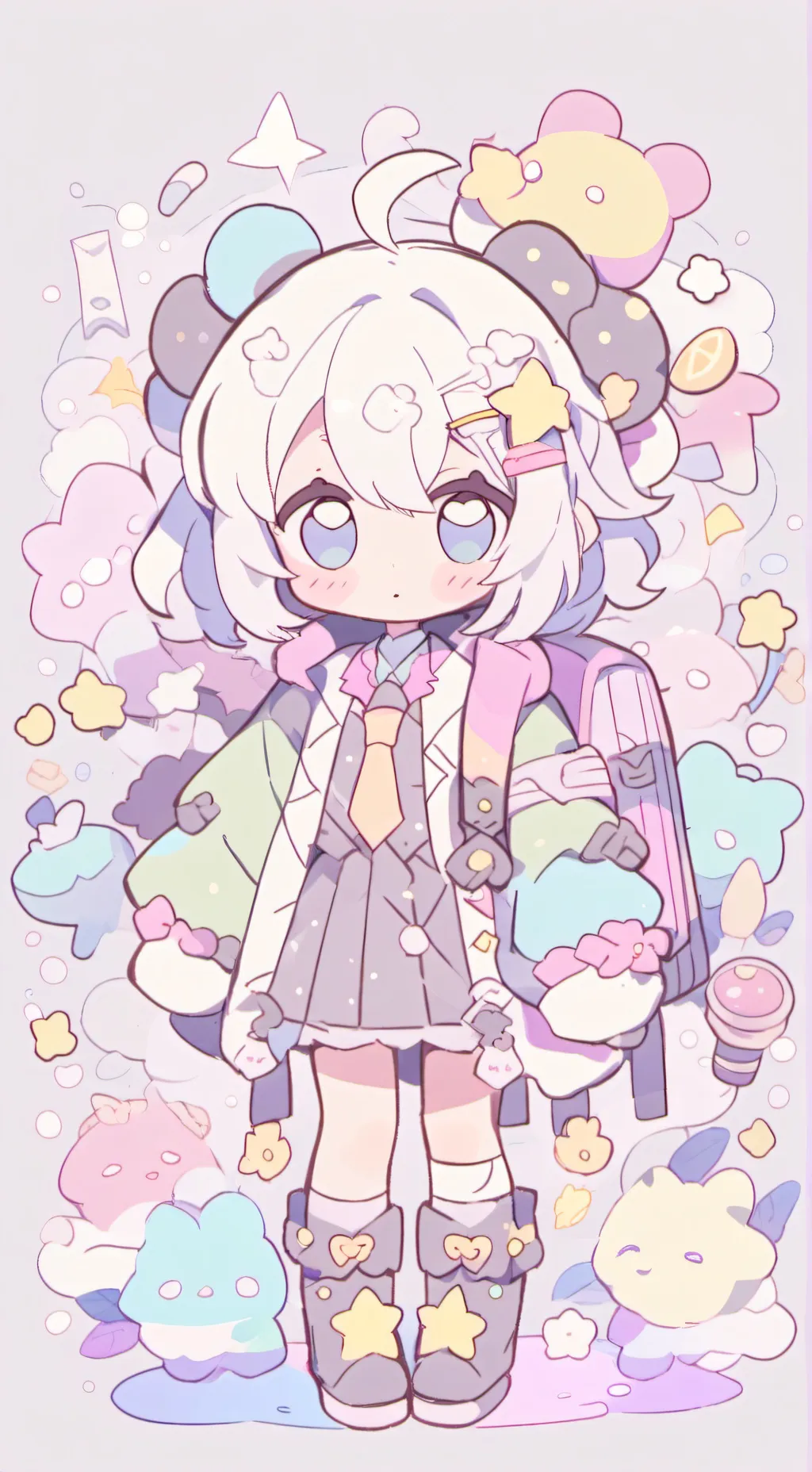 ai character: deku  background