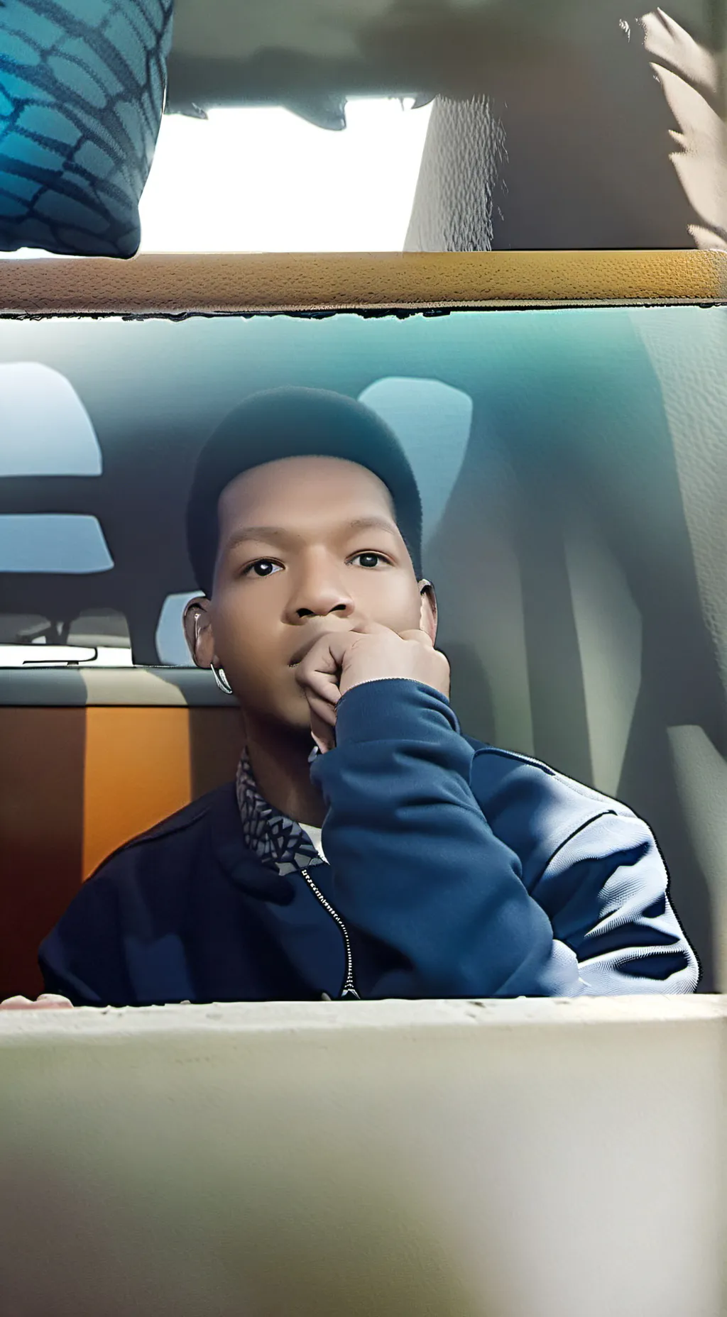 ai character: Sigma. boy background