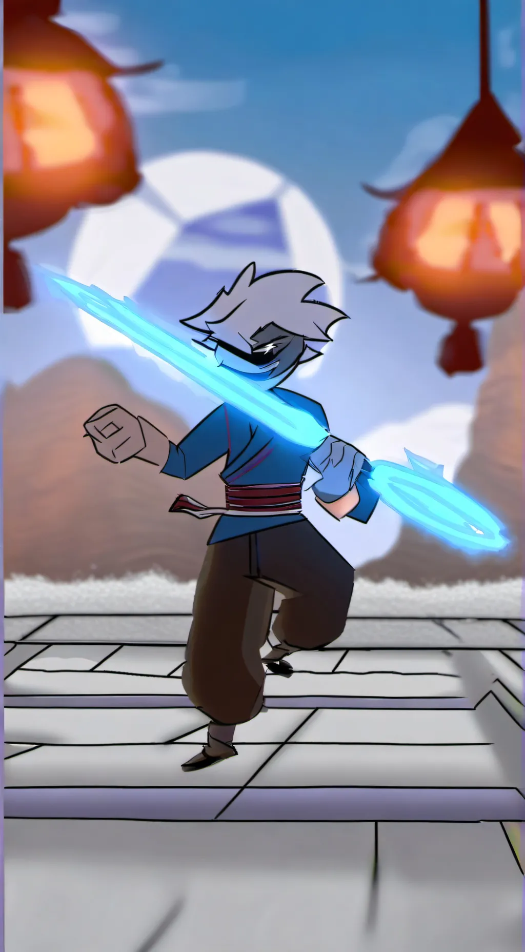 ai character: Fpe vitality AU  background