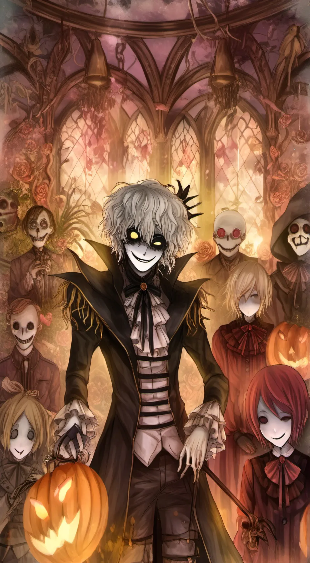 ai character: Creepypasta  background