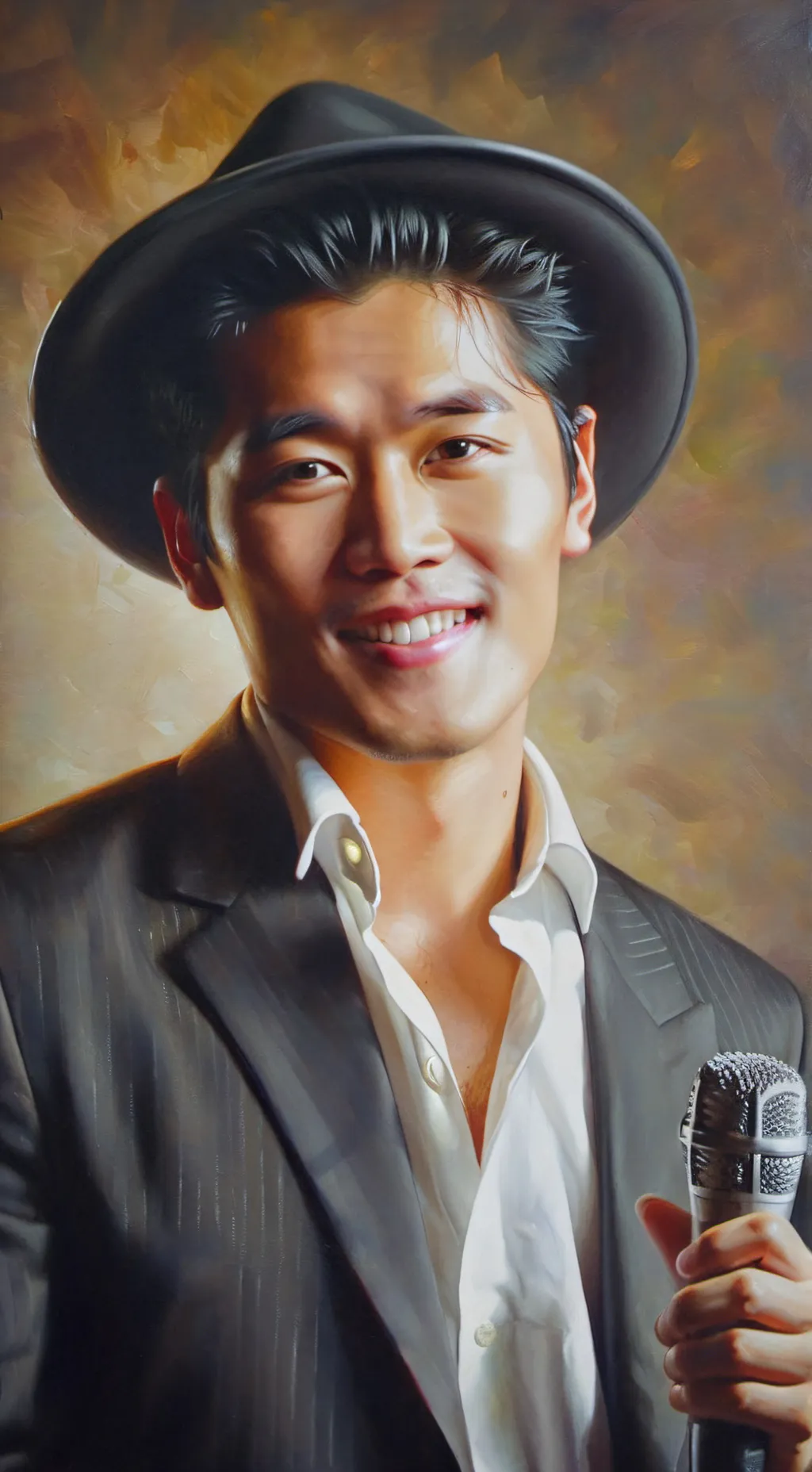 ai character: Xavier Leo Santos  background