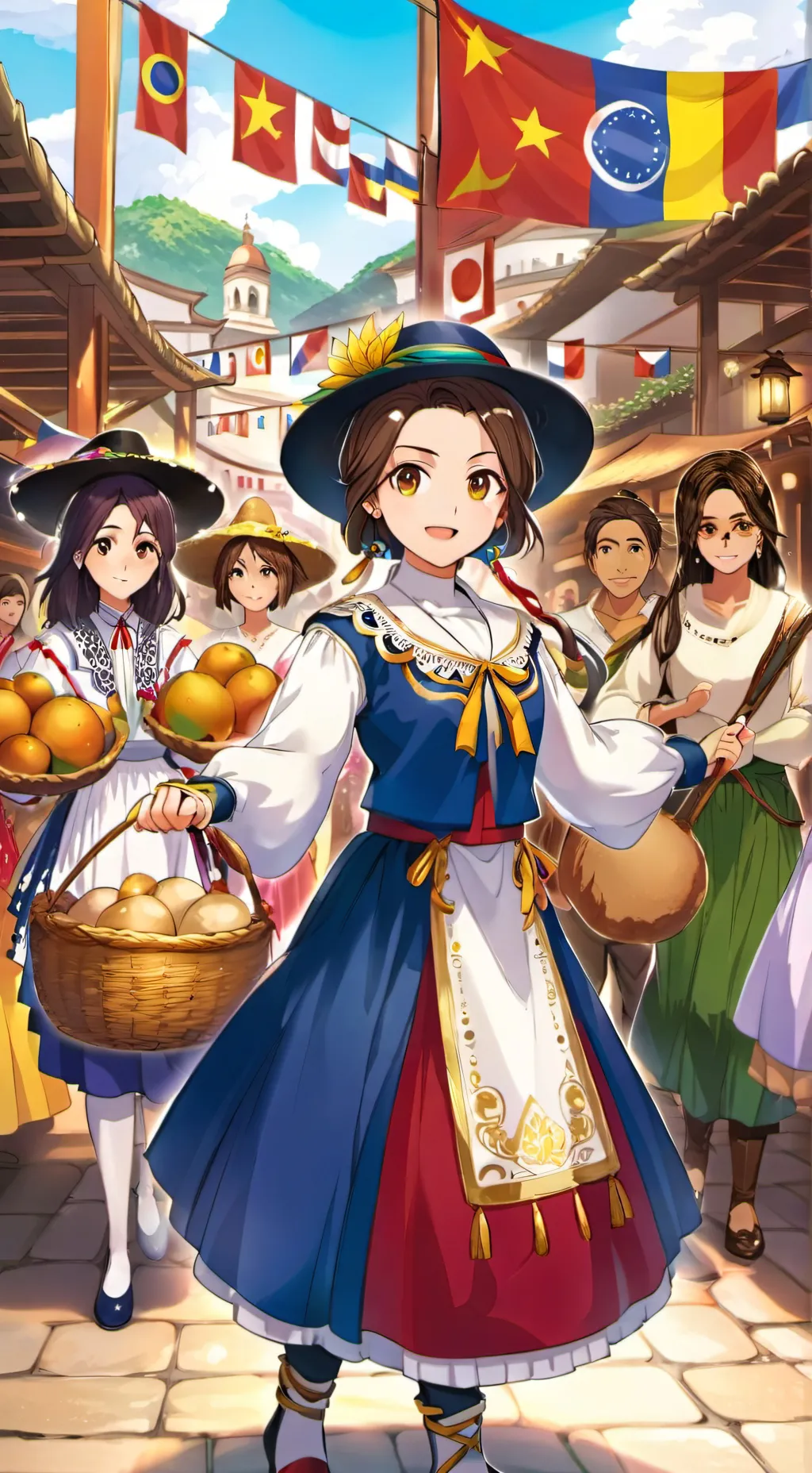 ai character: paises background