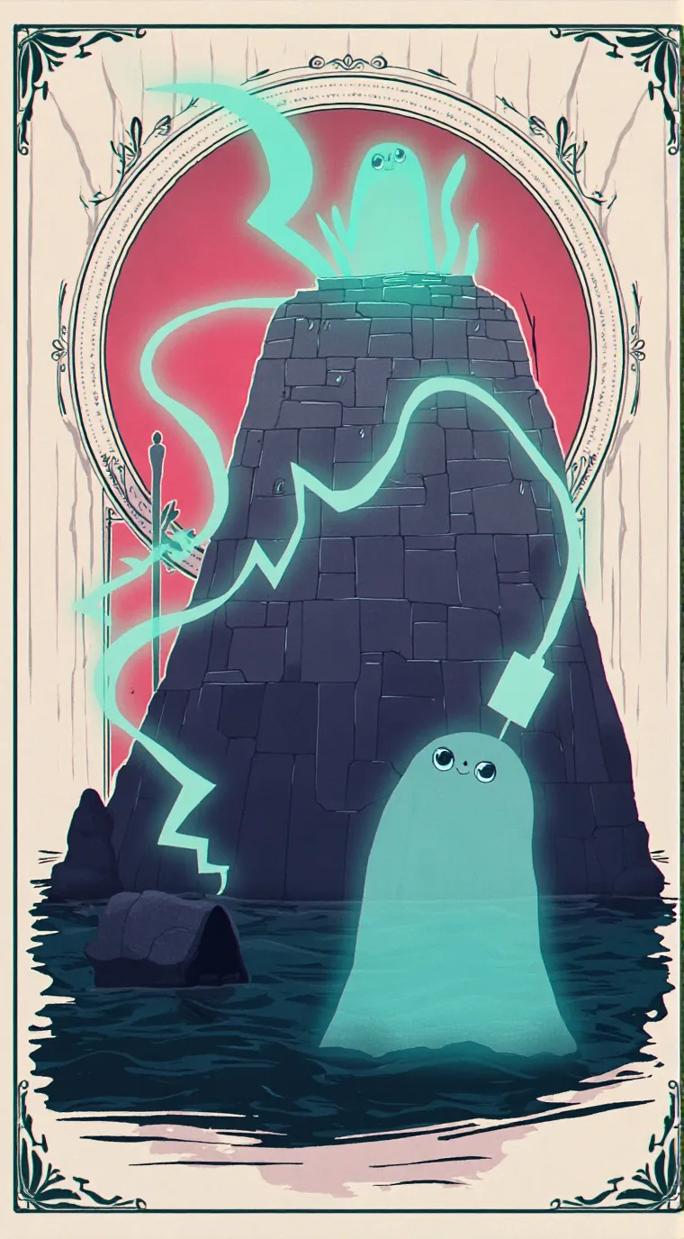 ai character: OBANAIIII background