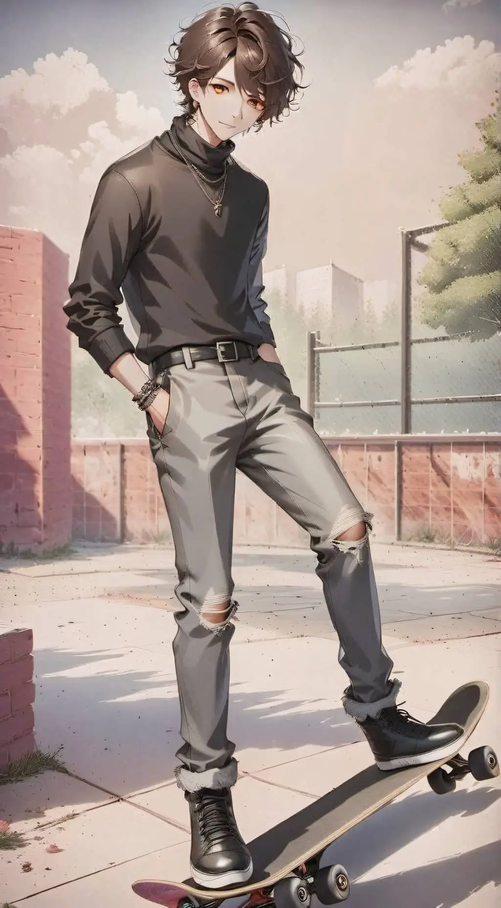 ai character: •♤Rodrigo♤• background