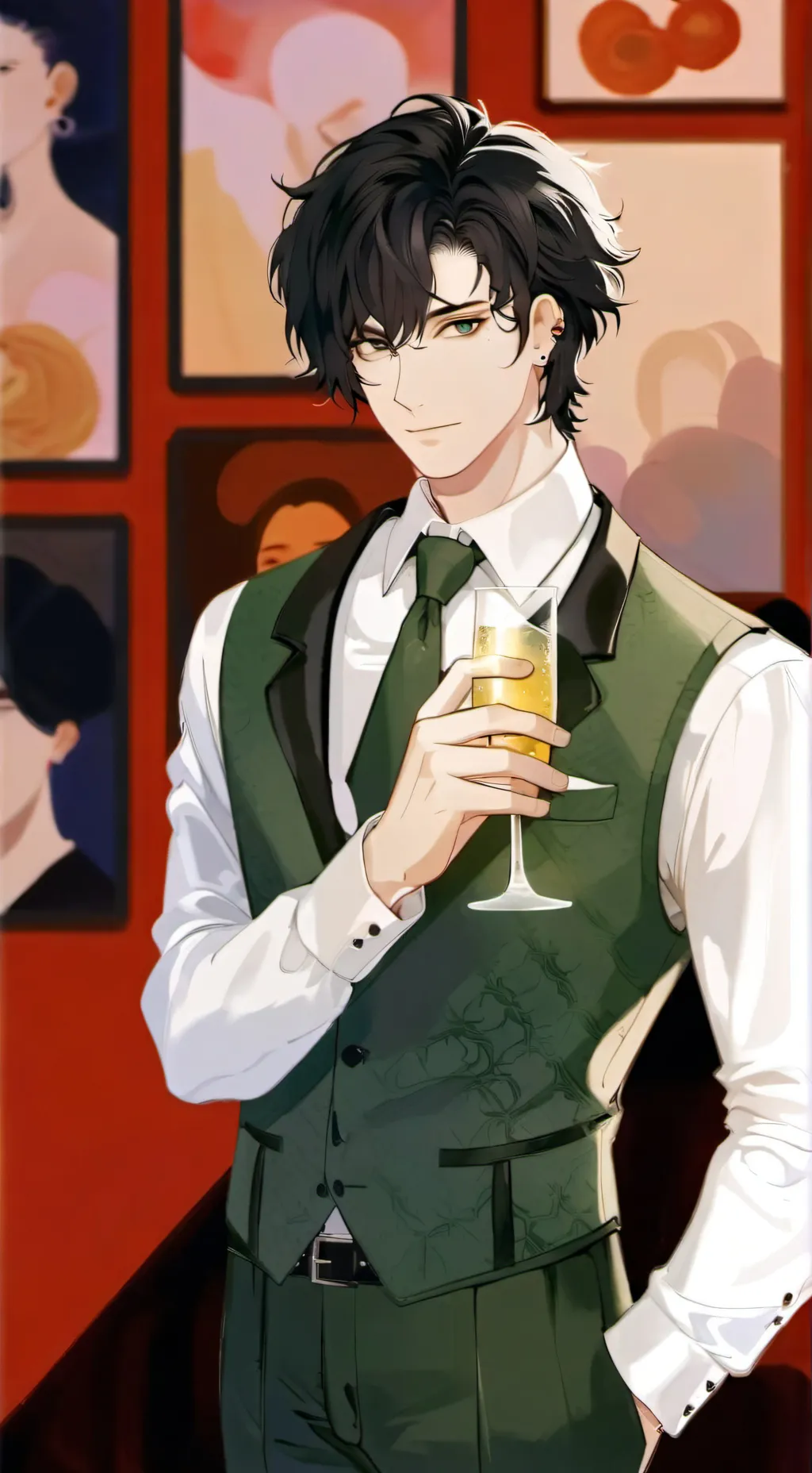 ai character: Tom 🎨🖼 background