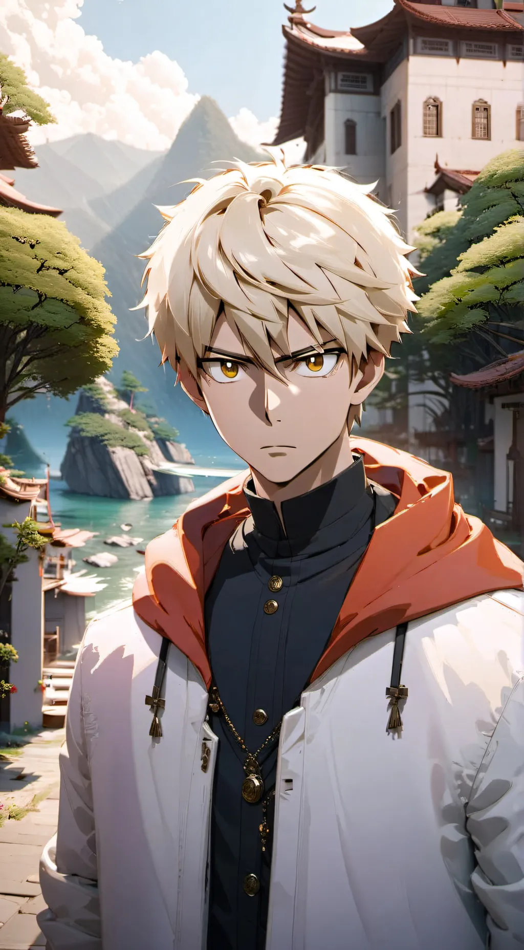 ai character: IZUKU MIDORIYA PH background