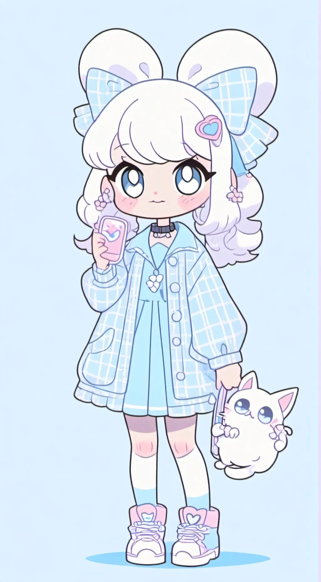 ai character: Sad ginger background