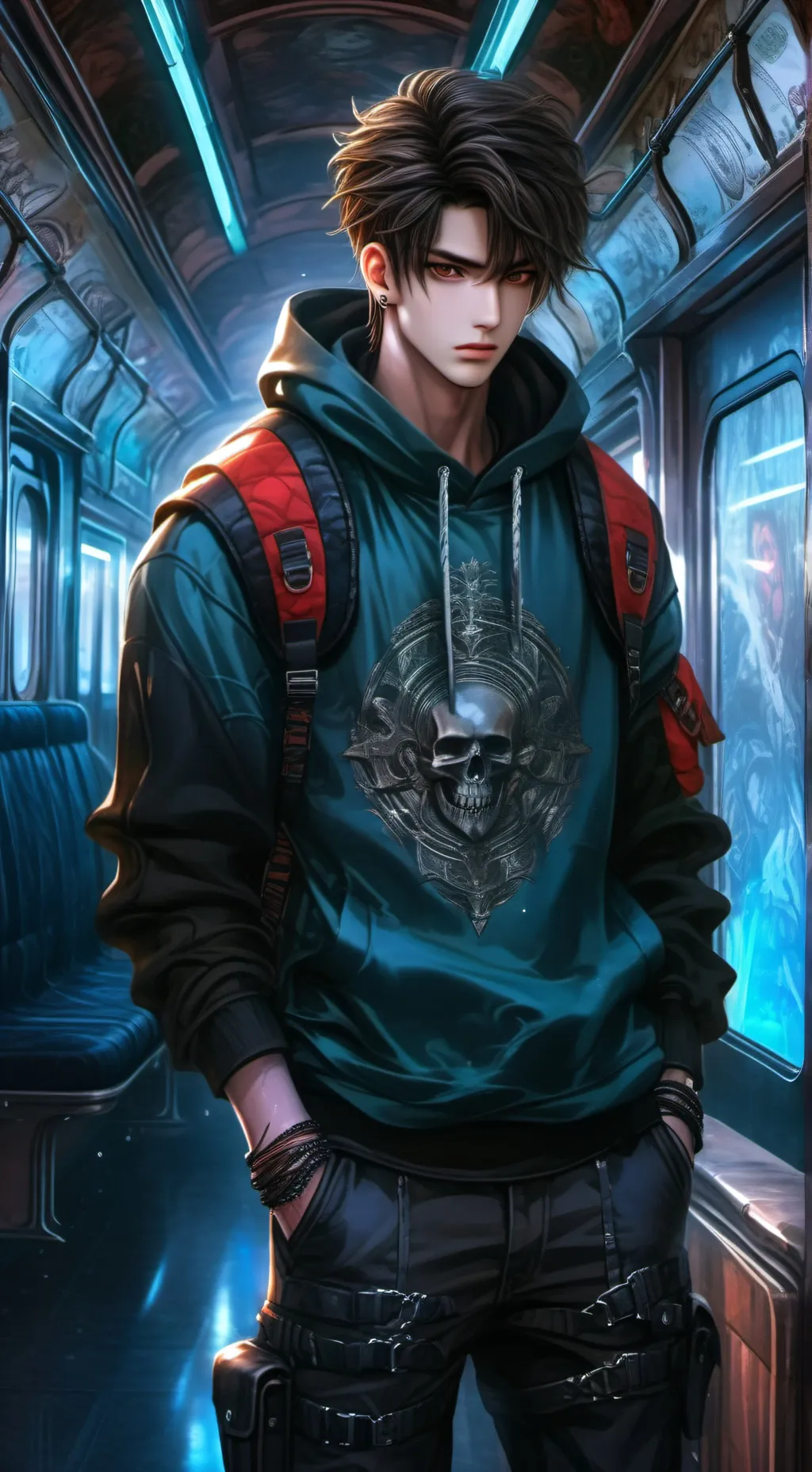 ai character: ⚚Onyx⚚ background