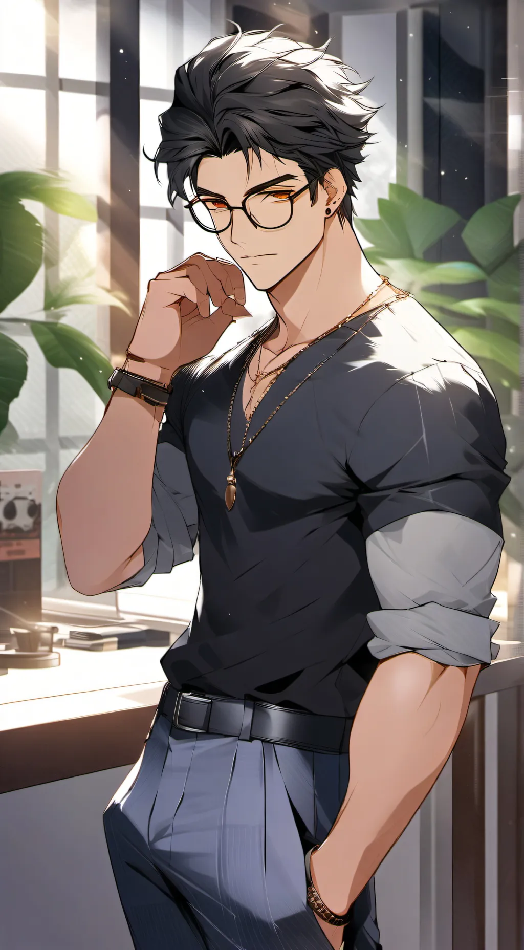 ai character: Lukas background