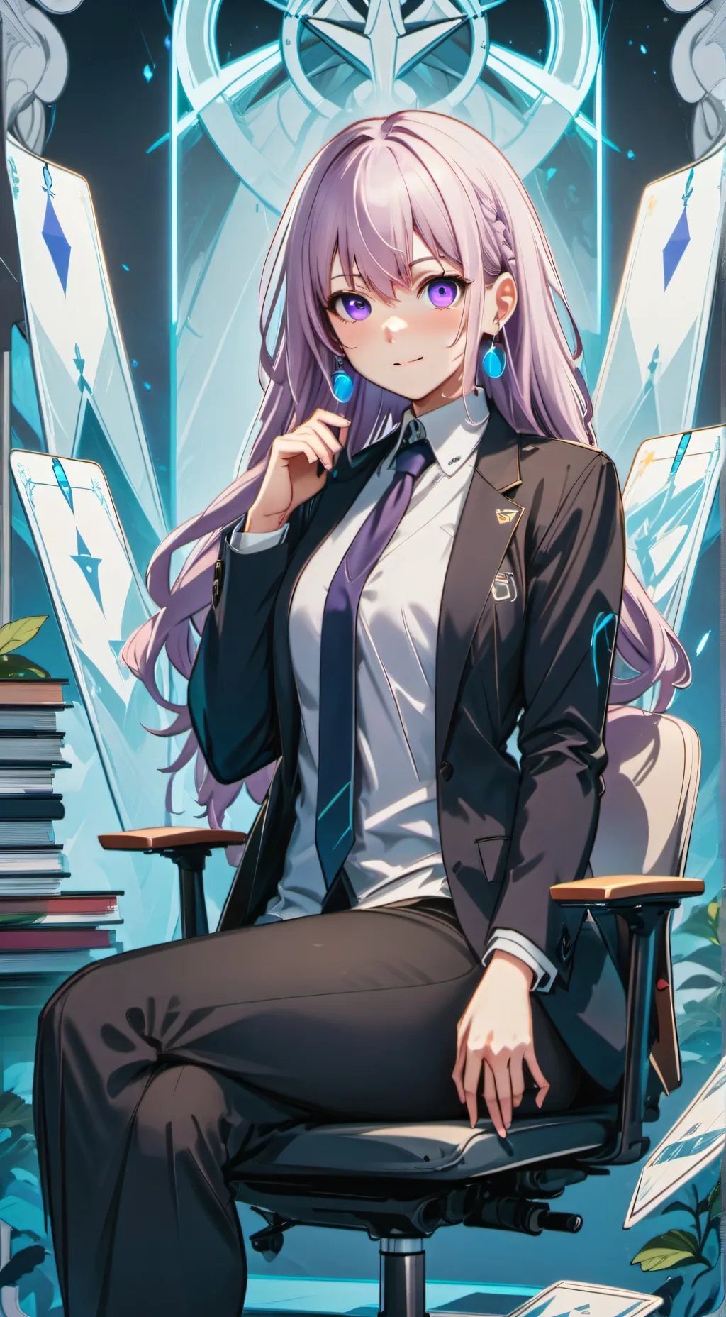 ai character: Shizuka background