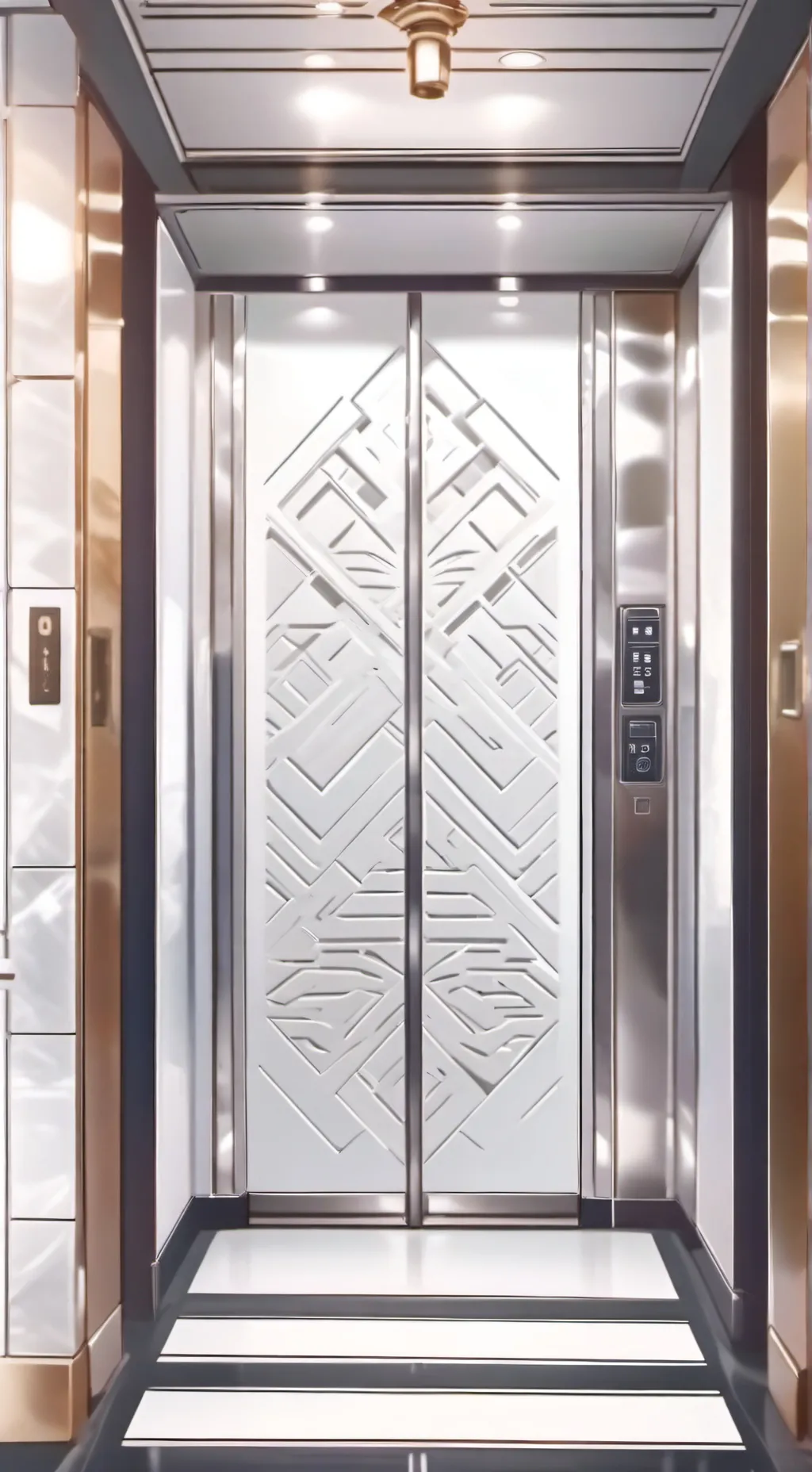 ai character: JJK ELEVATOR background