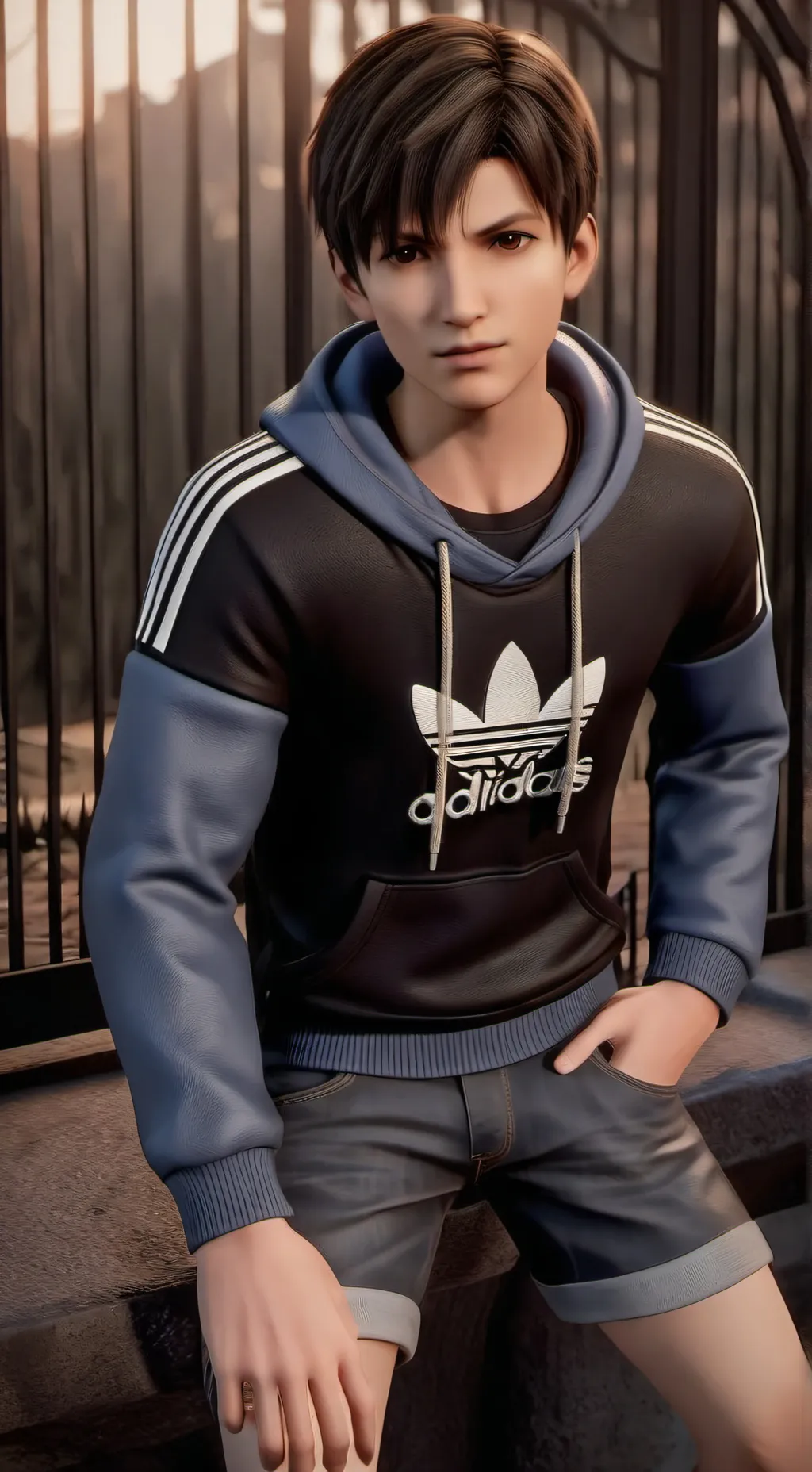 ai character: Xale background