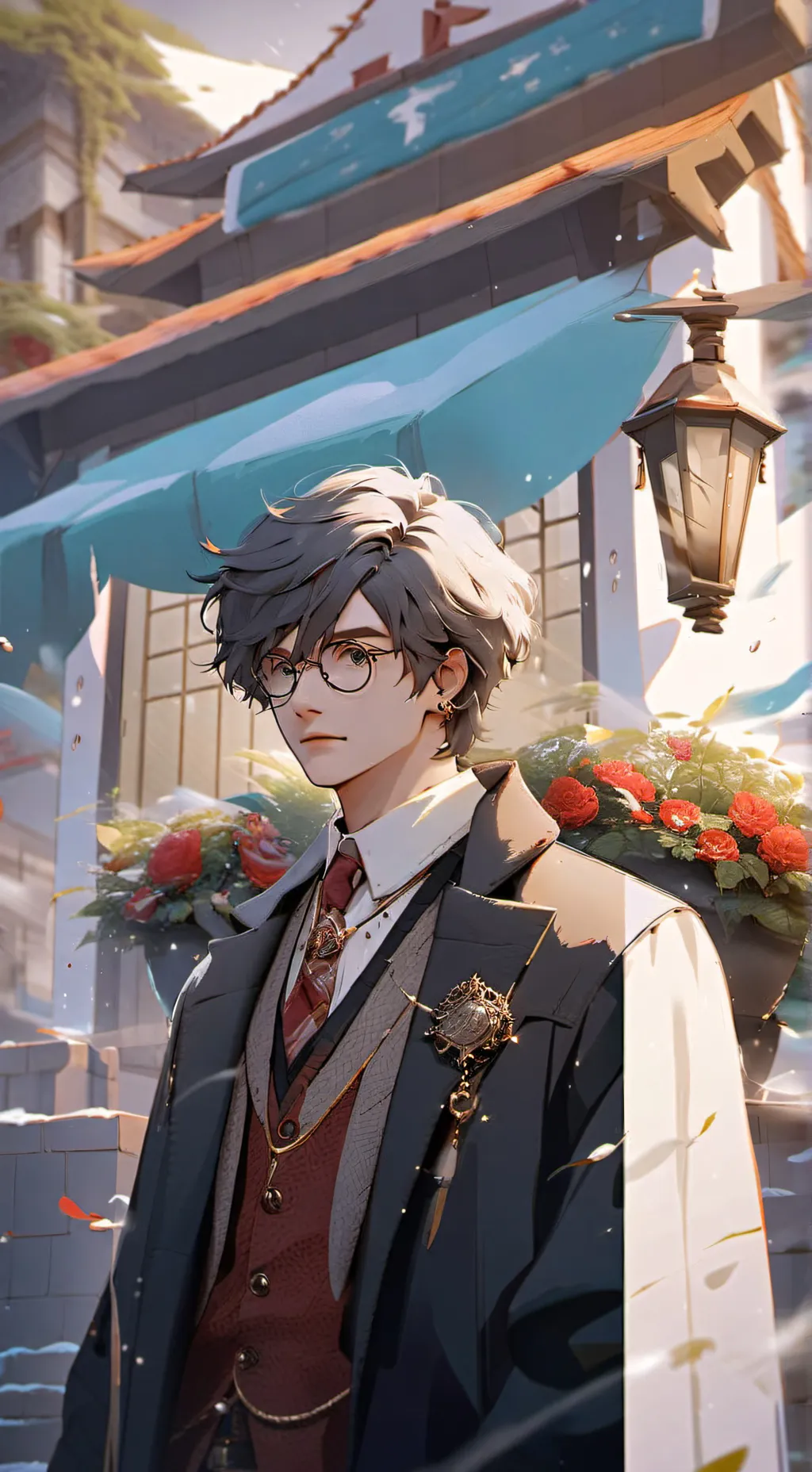 ai character: Harry Potter  background