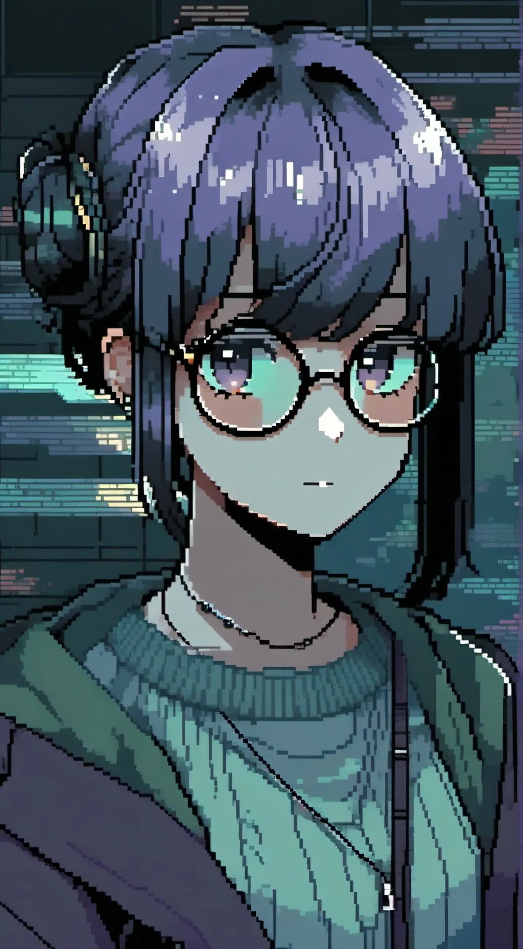 ai character: Violet Annason background