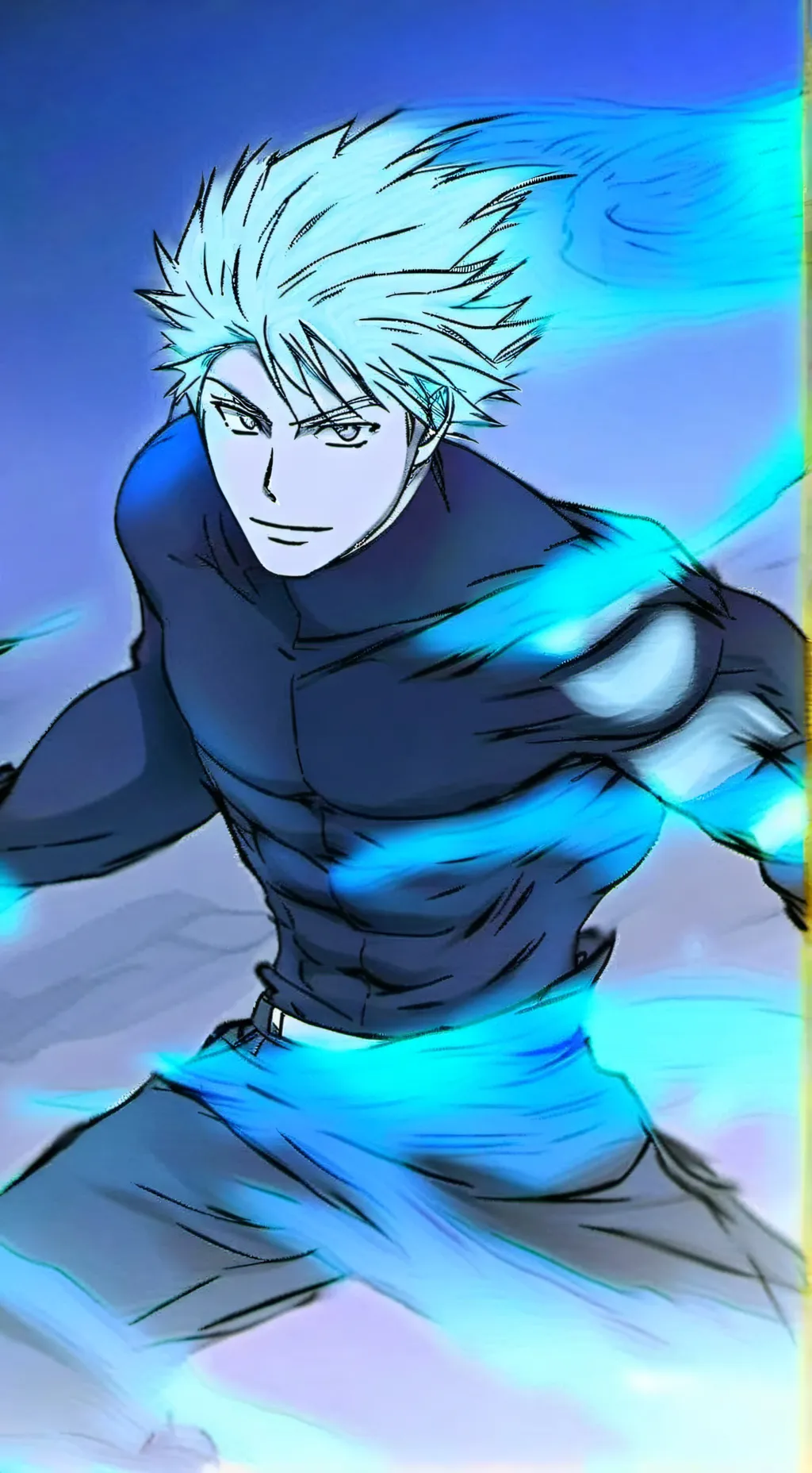 ai character: gojo satoru background