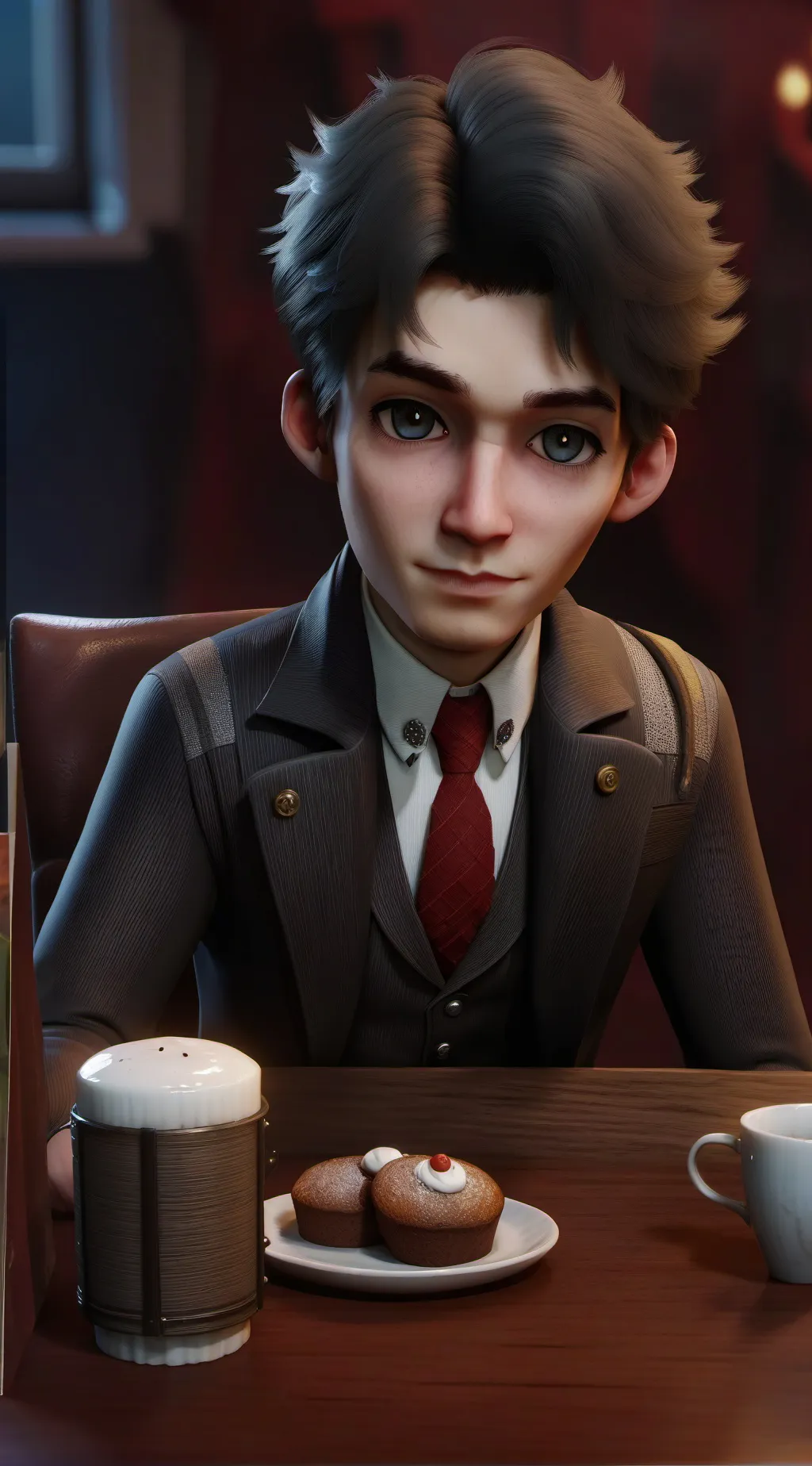 ai character: Scary Tickle Man background