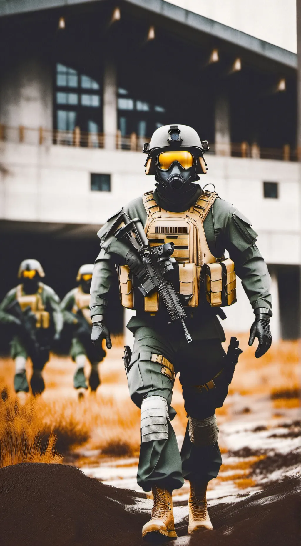 ai character: Fortress Greenford background