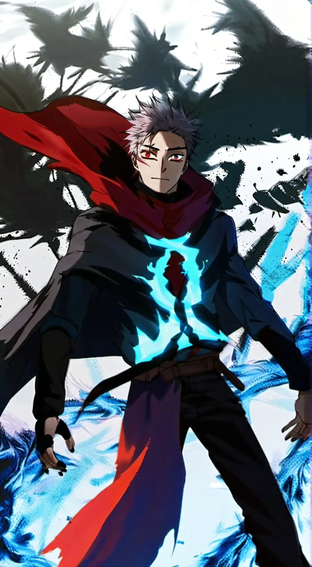 ai character: Yuji iitodori  background