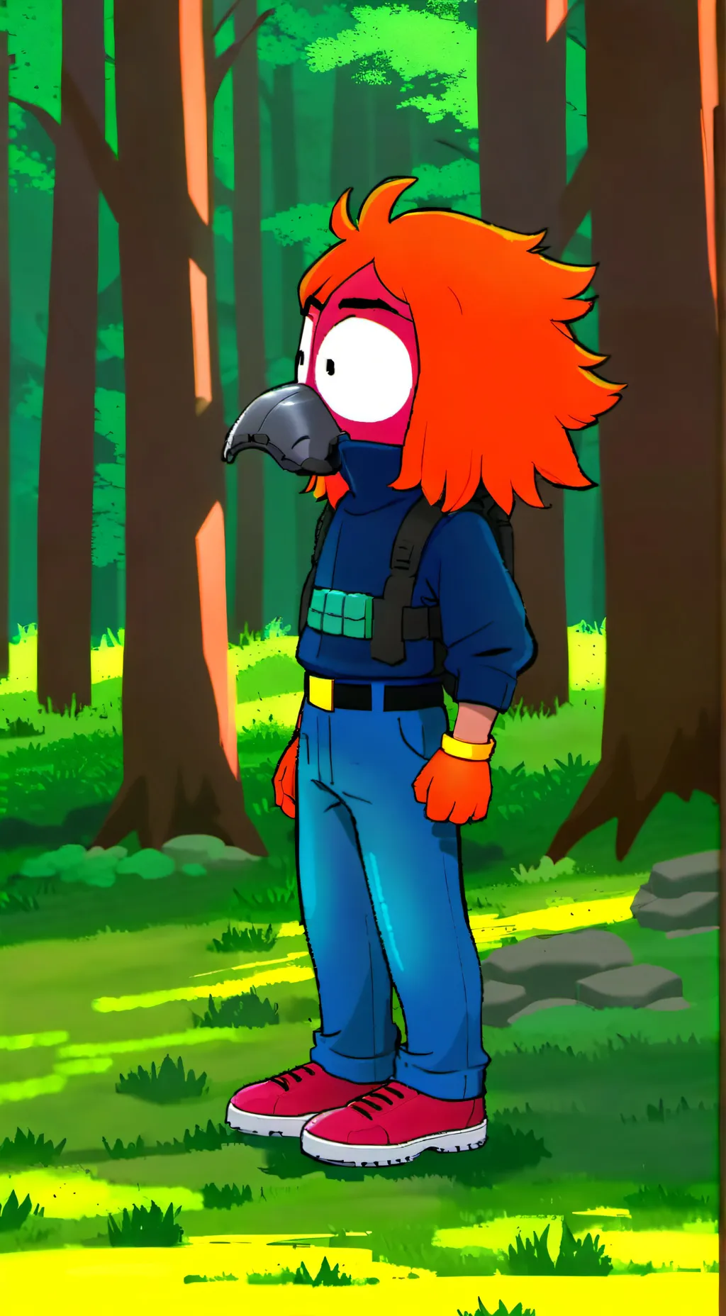 ai character: Manok na Pula  background