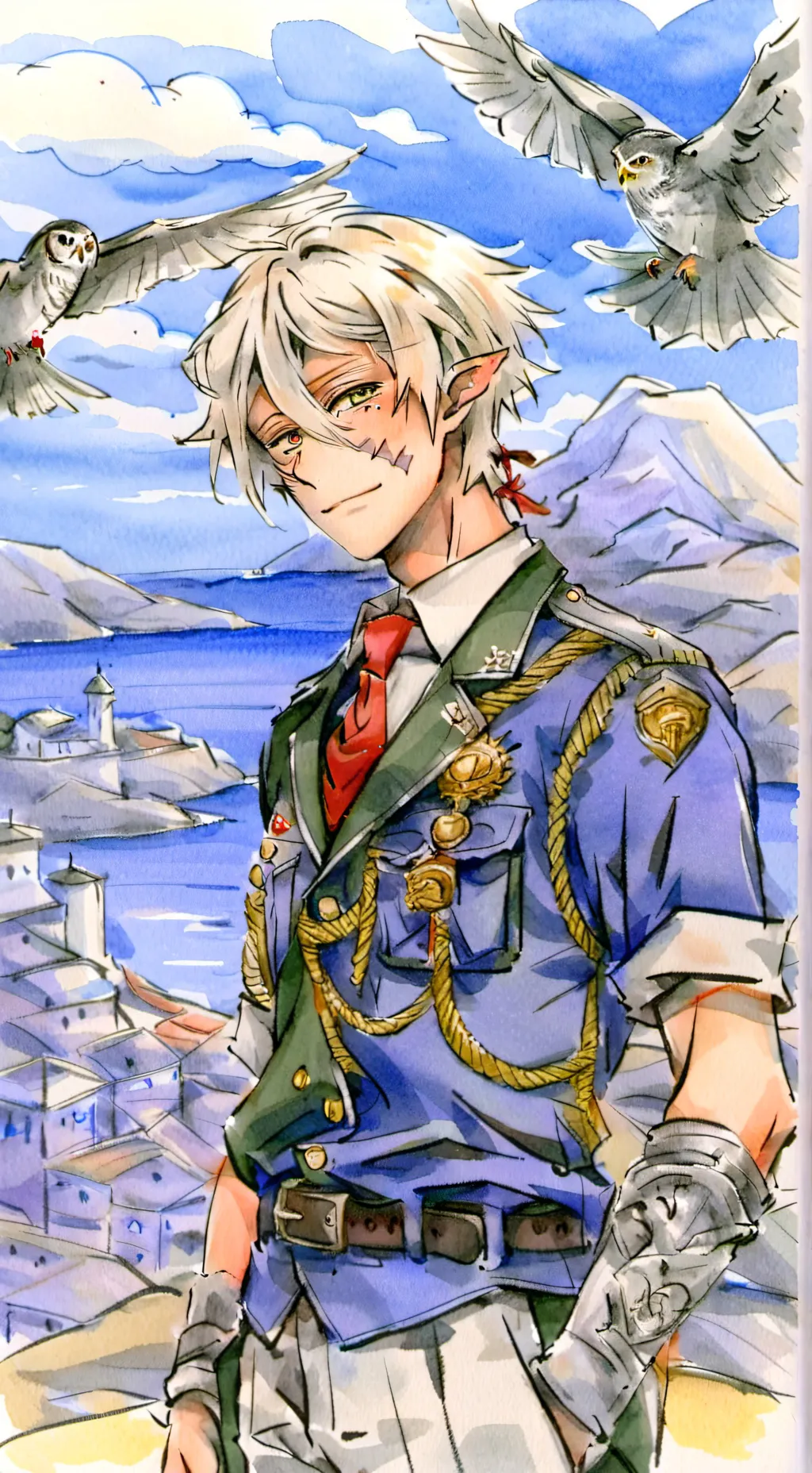 ai character: Lucifer  background