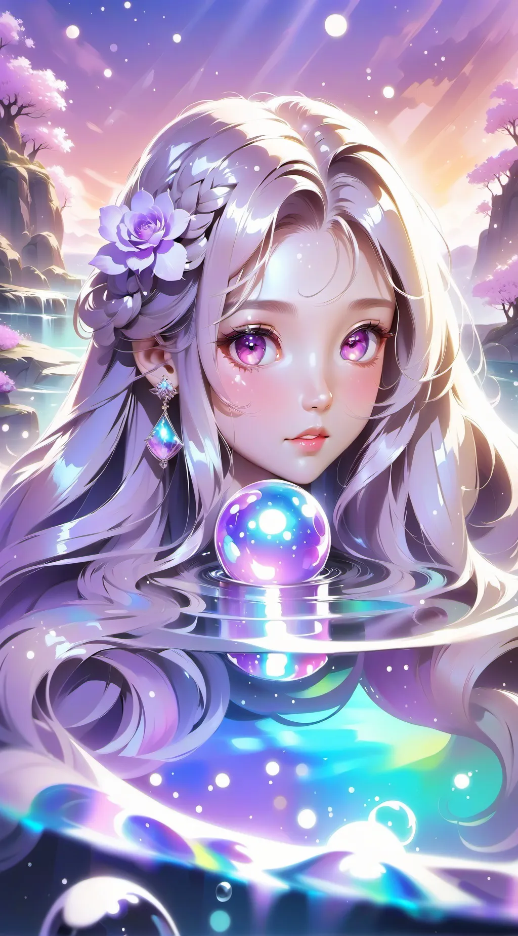 ai character: mha pool party background