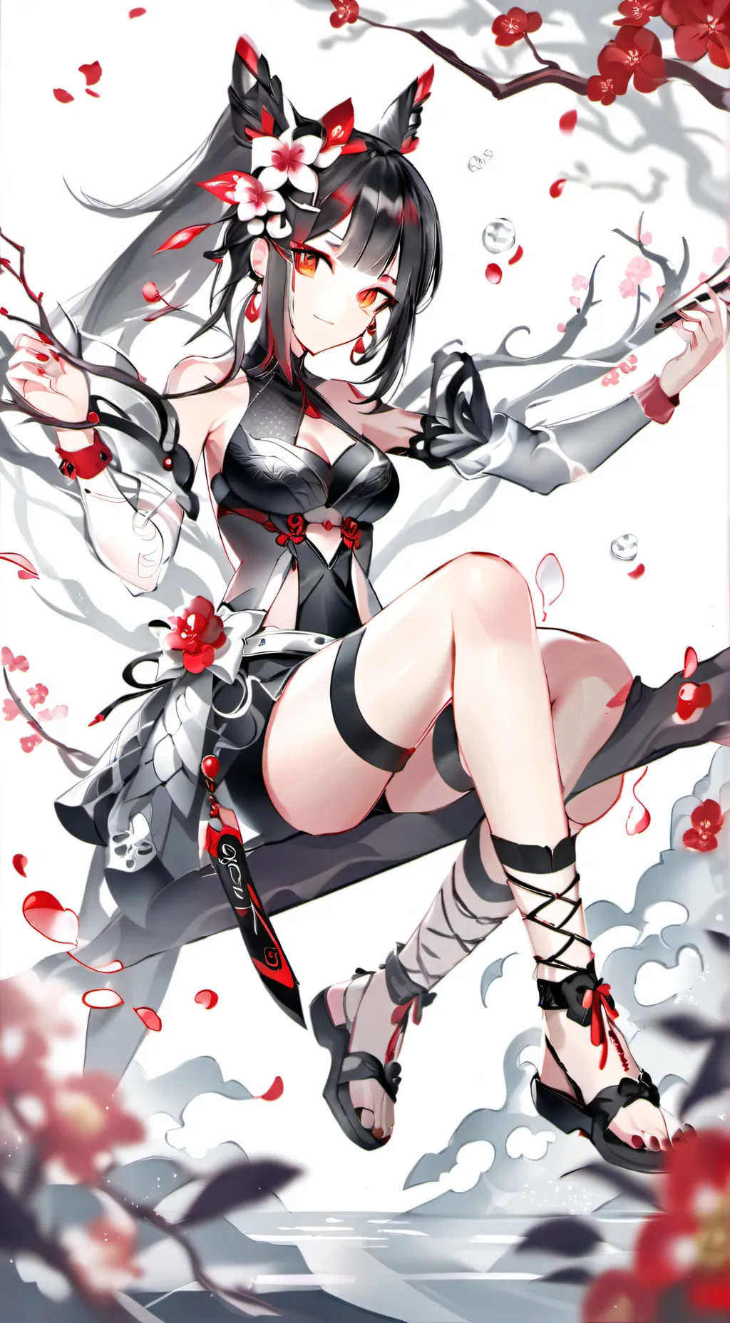 ai character: Cristina  background