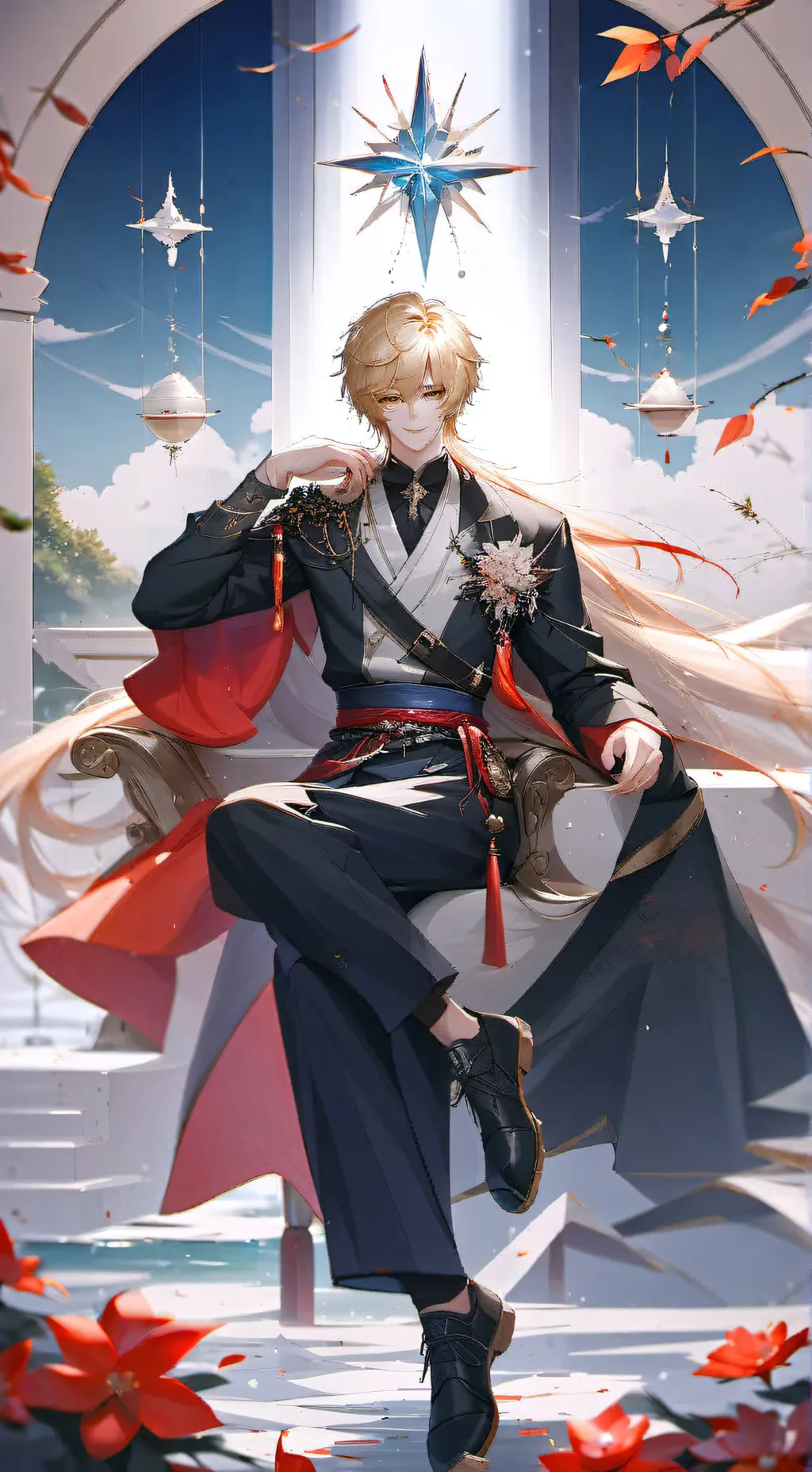 ai character: Angel Jacob  background